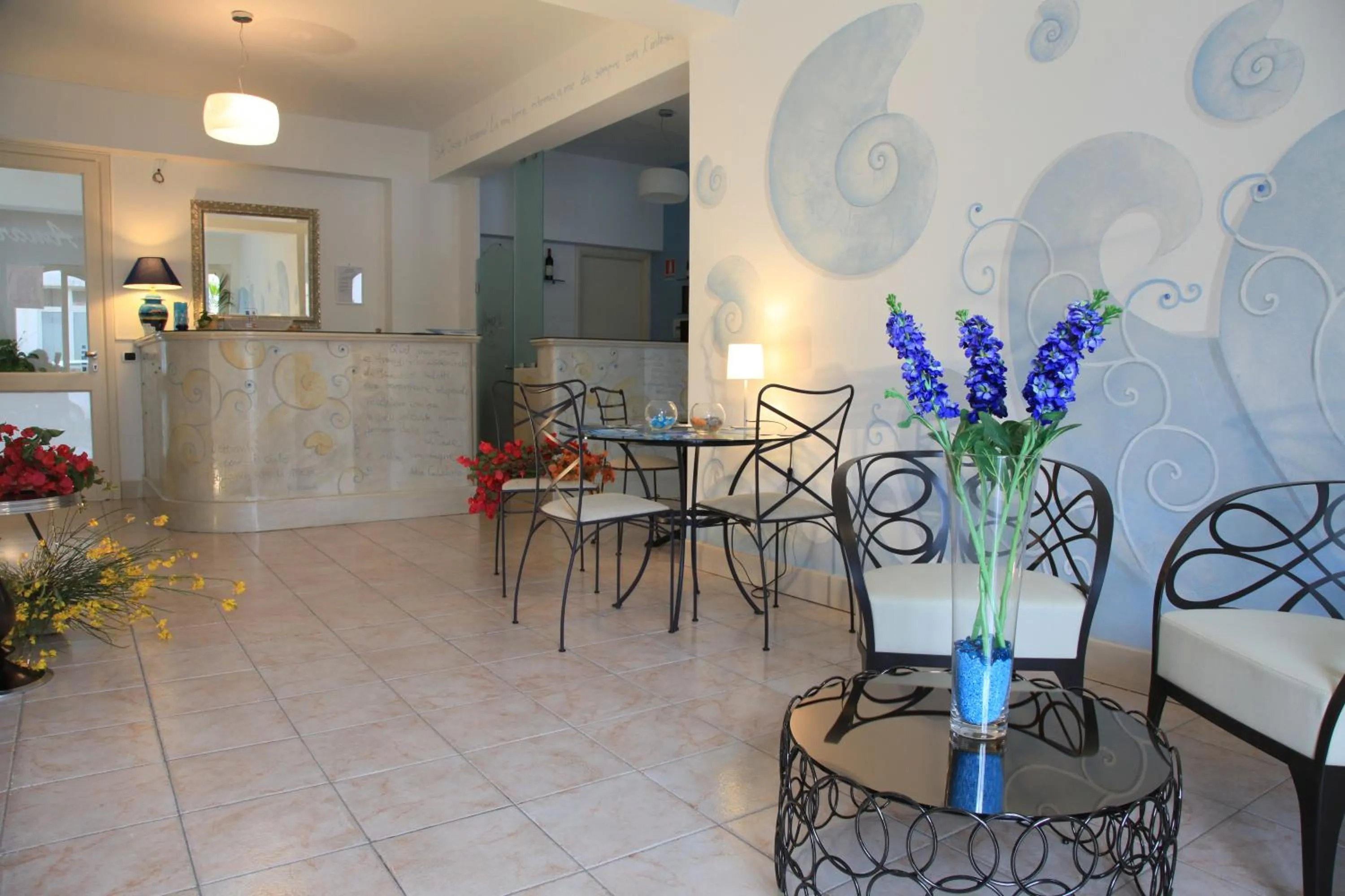 Lobby or reception in Hotel Amarea - Aeolian Charme