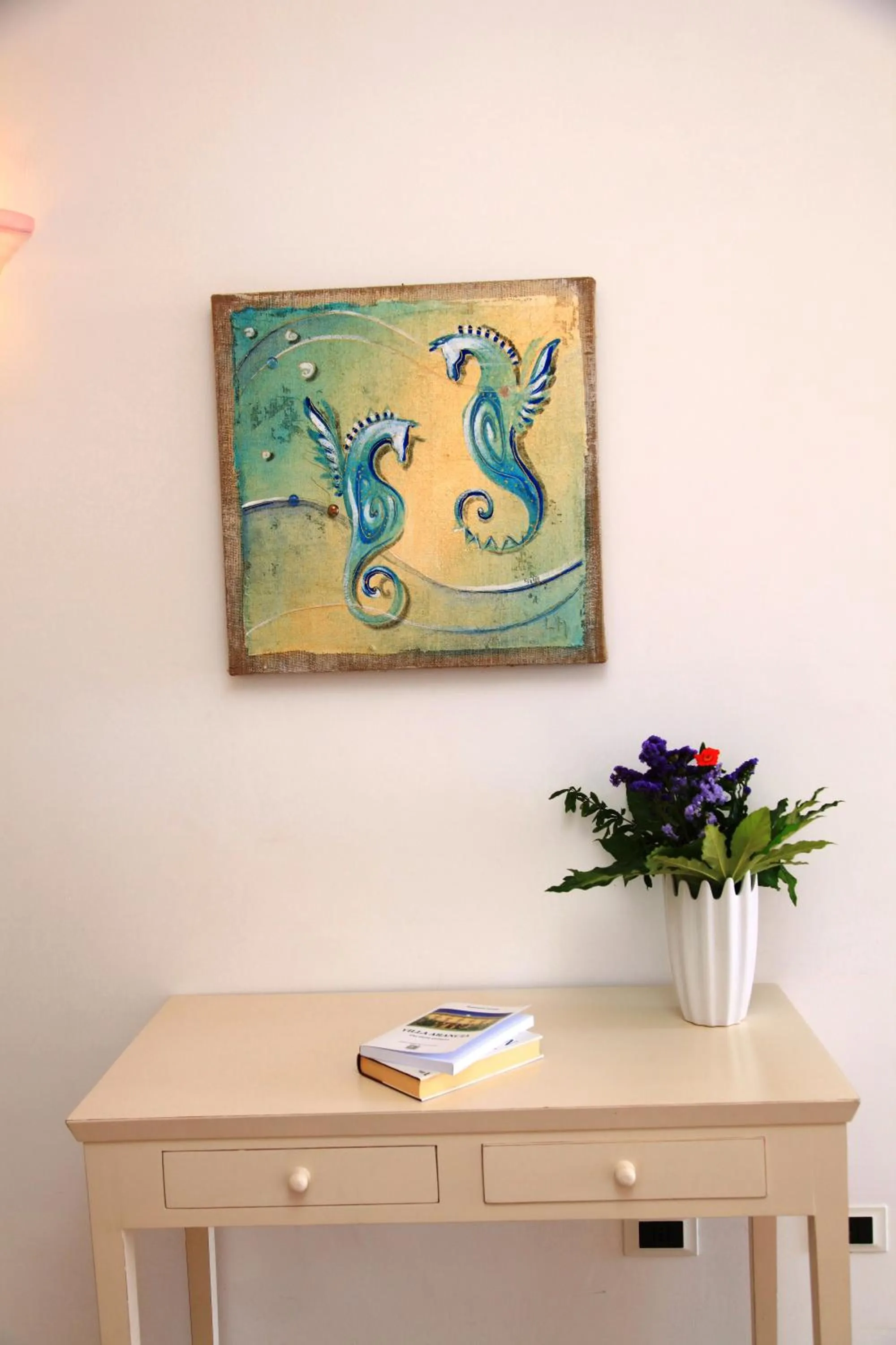 Decorative detail in Hotel Amarea - Aeolian Charme