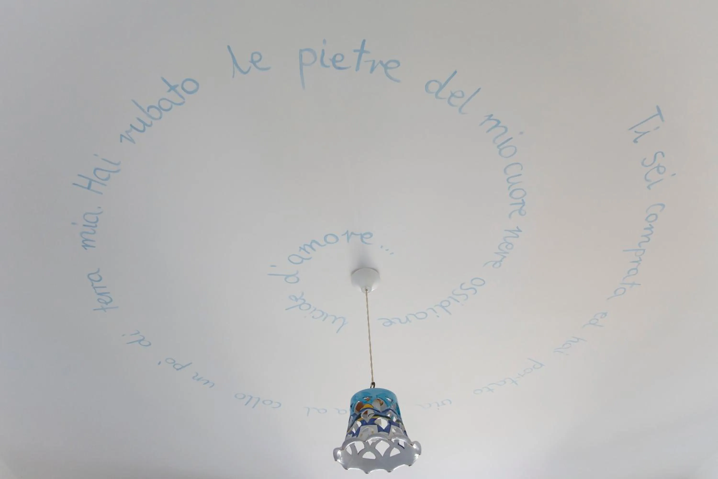 Decorative detail in Hotel Amarea - Aeolian Charme