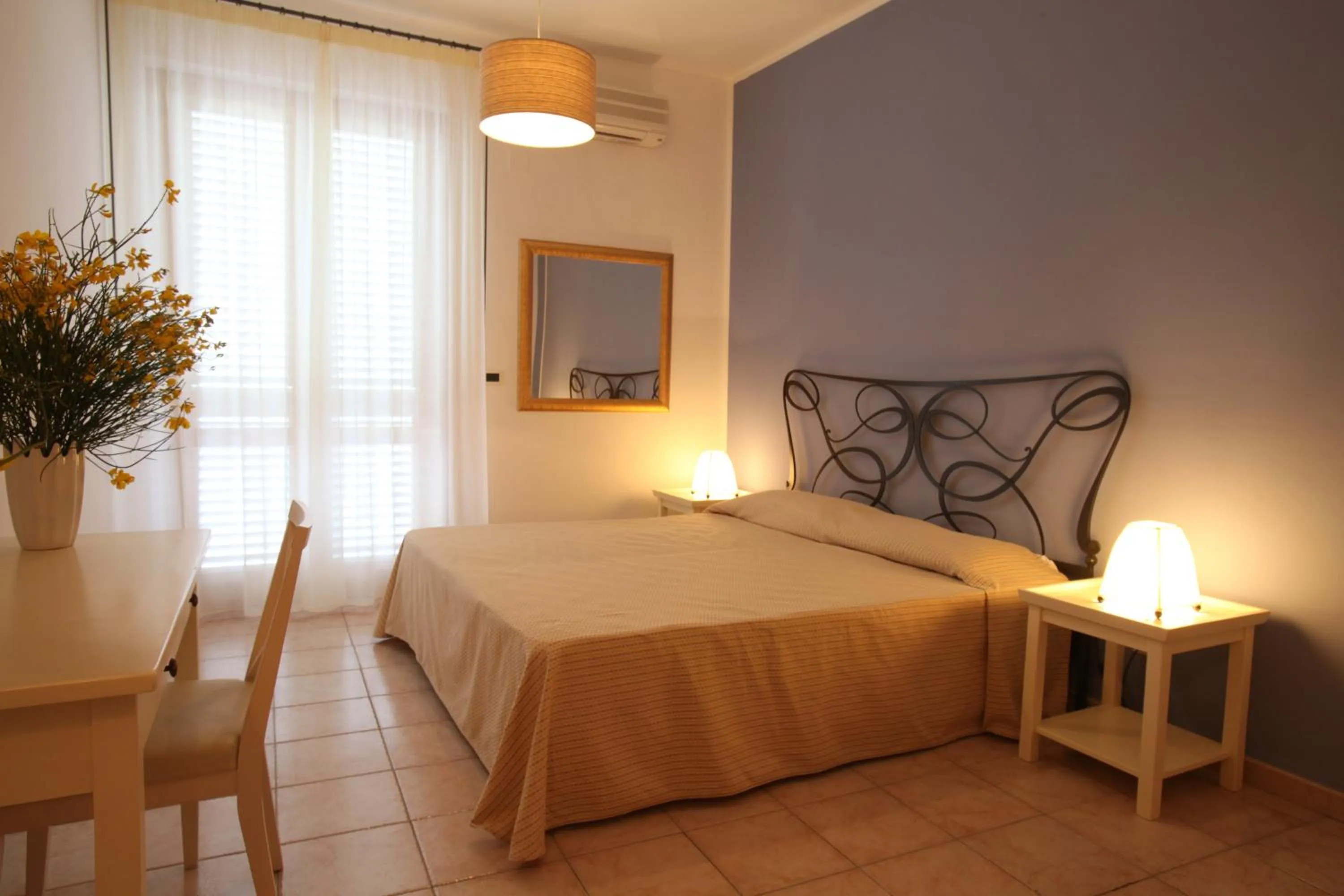 Bed in Hotel Amarea - Aeolian Charme