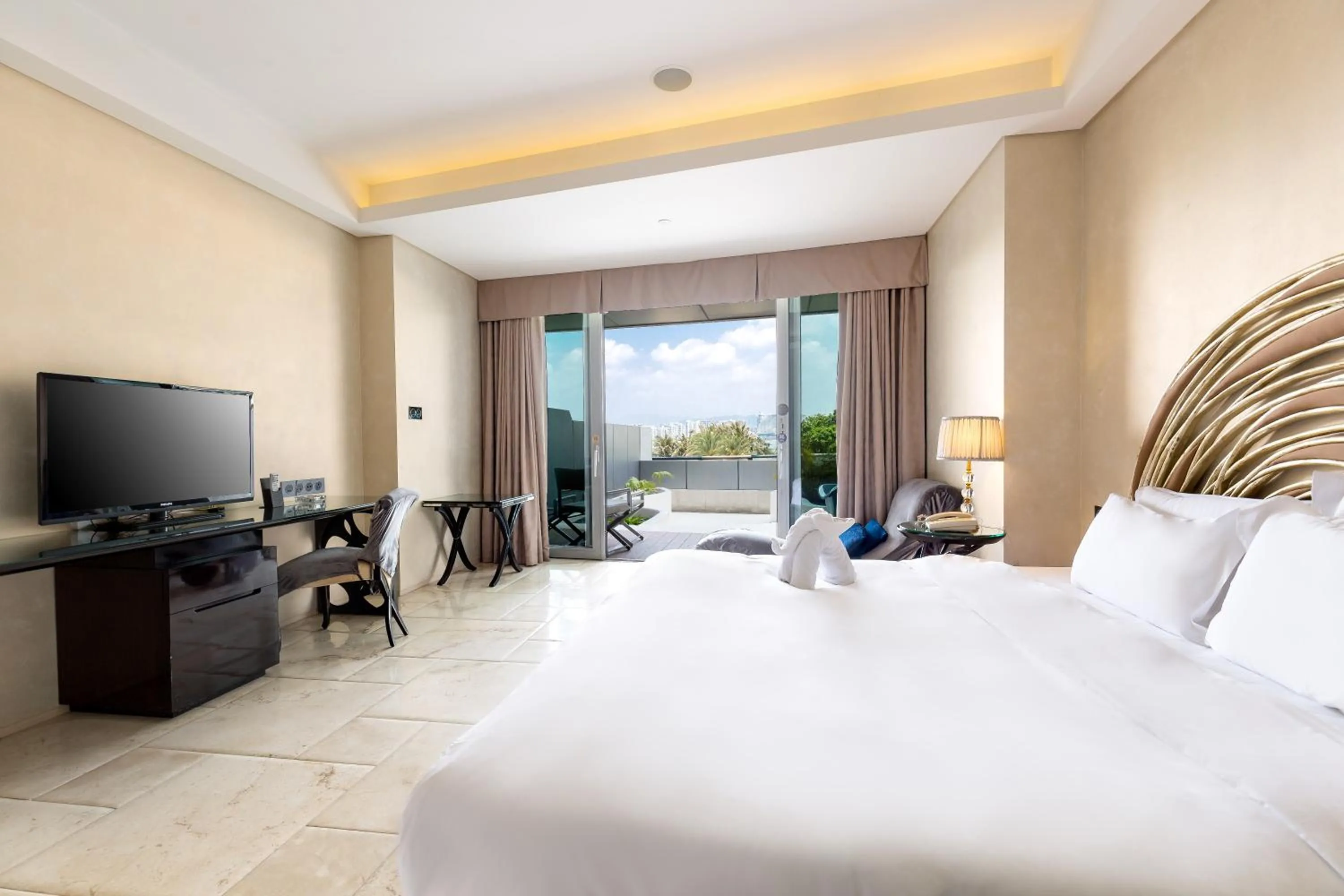 Photo of the whole room in Sanya Phoenix Island Yuejia flat