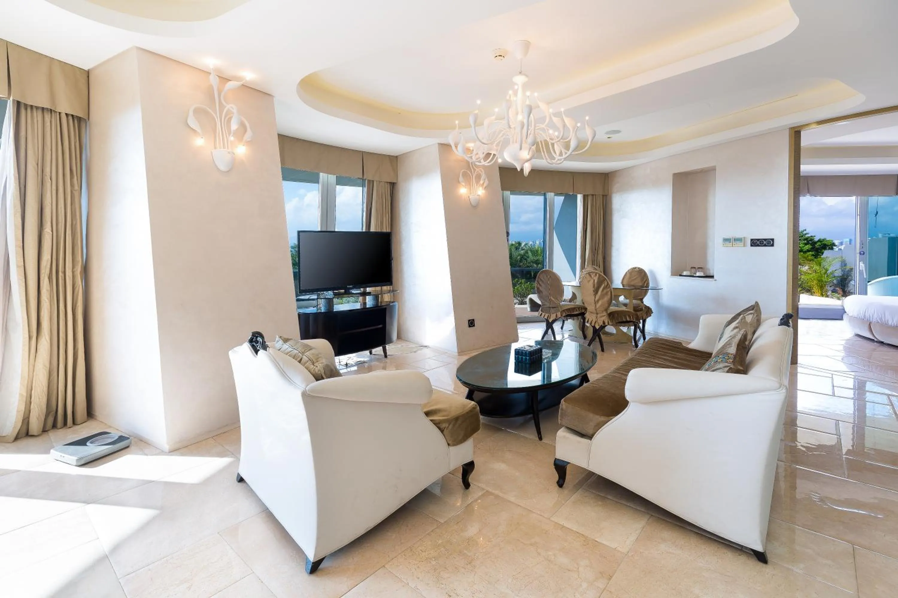 Living room in Sanya Phoenix Island Yuejia flat