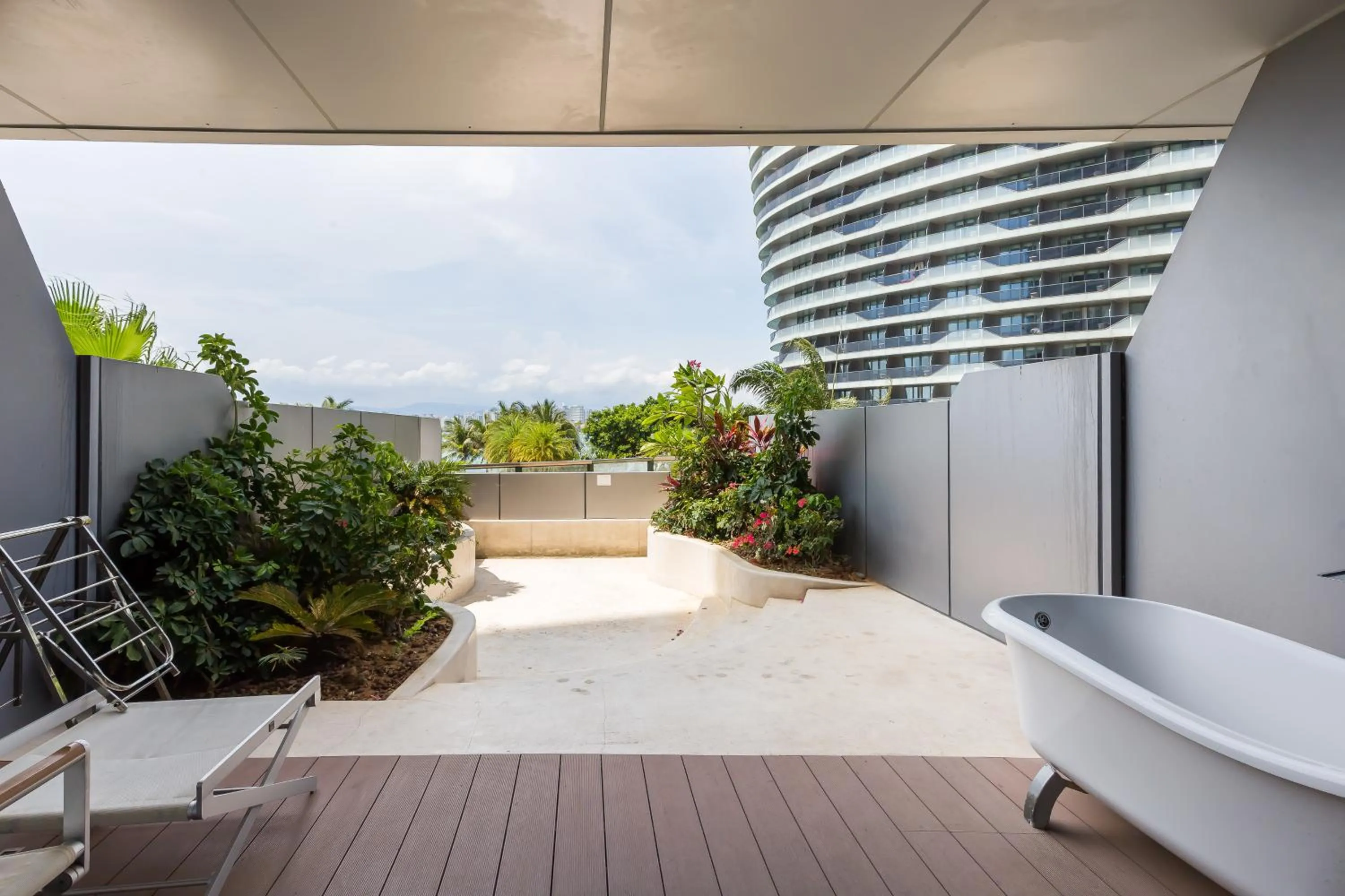 Balcony/Terrace in Sanya Phoenix Island Yuejia flat