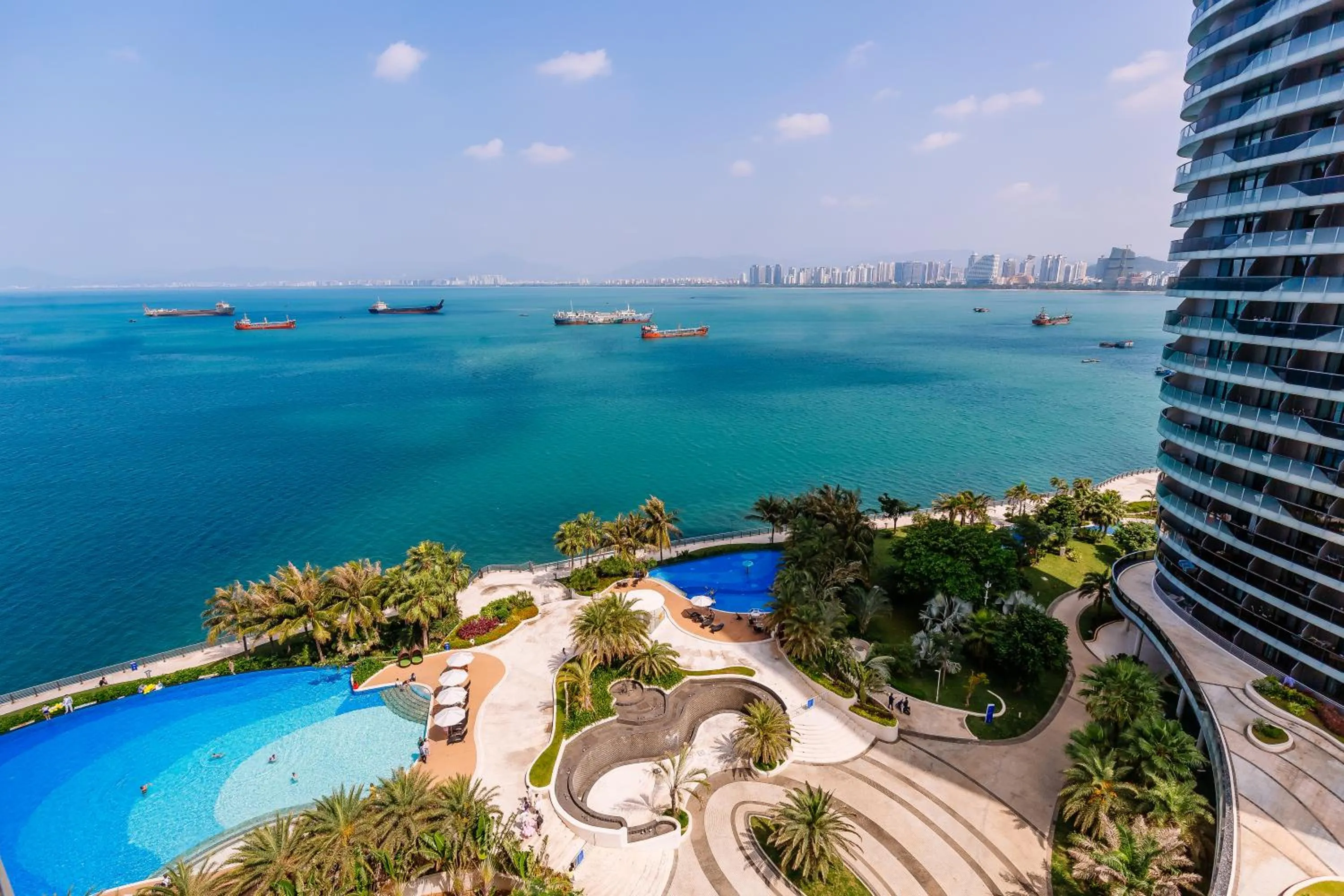 City view in Sanya Phoenix Island Yuejia flat