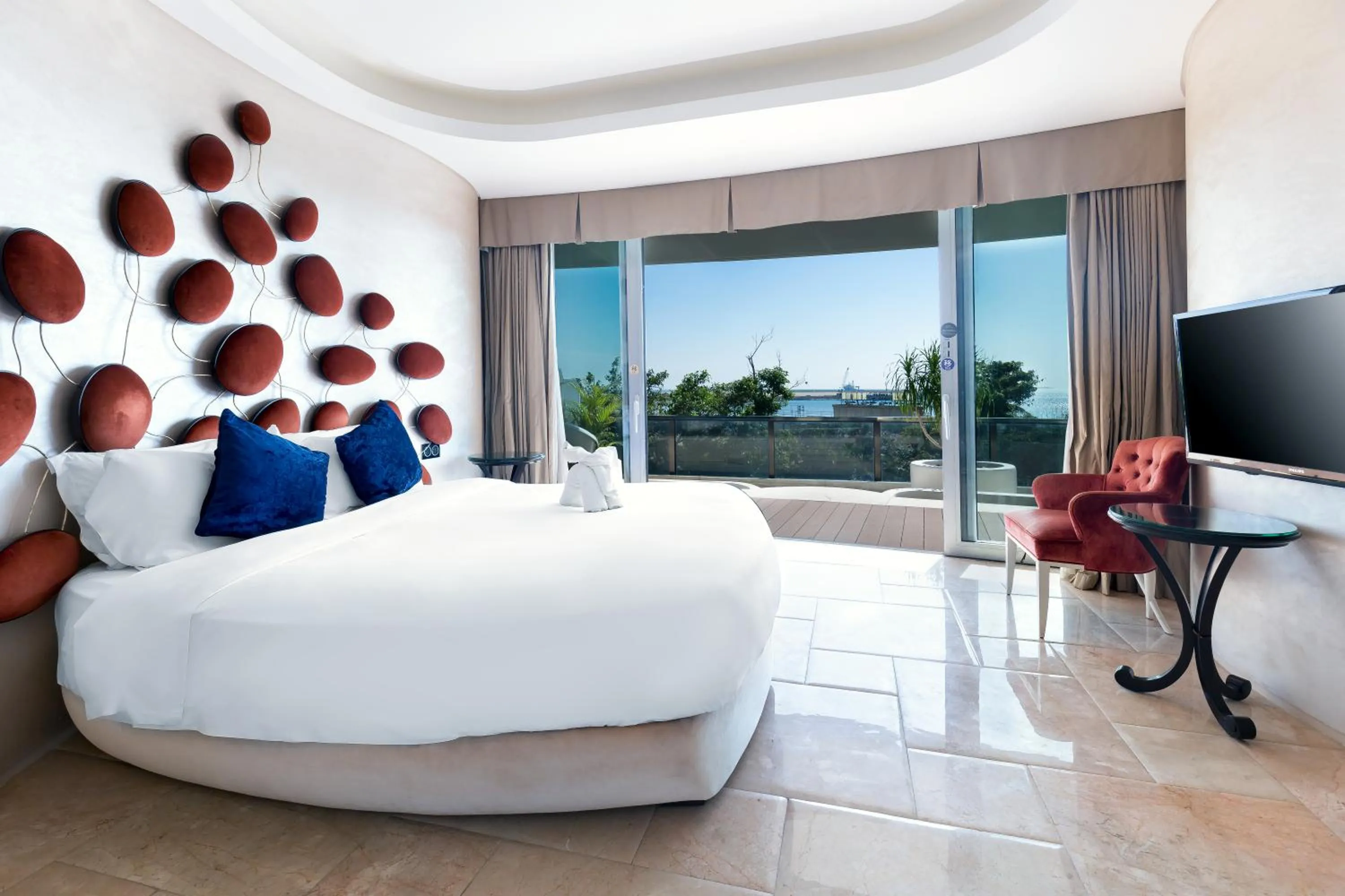 Photo of the whole room in Sanya Phoenix Island Yuejia flat