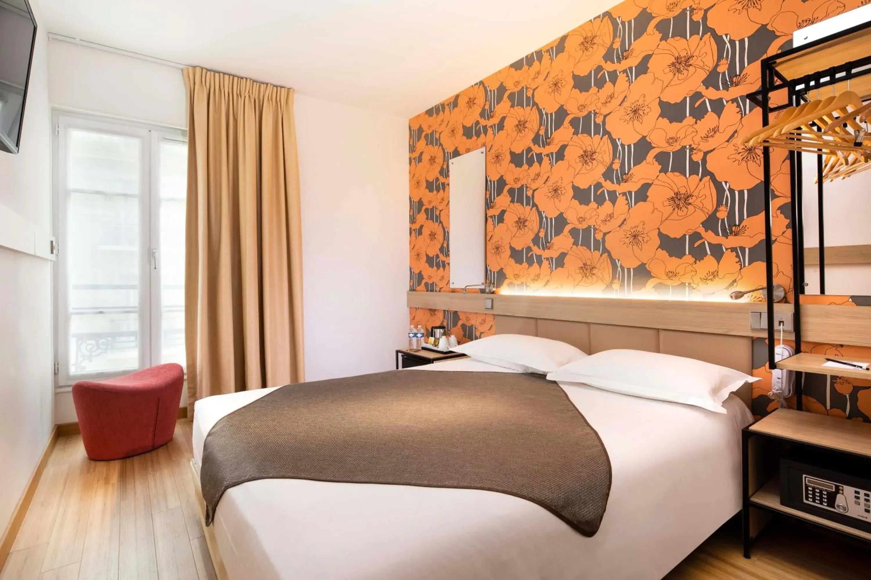 Bed in Hôtel Hor Les Lumières Bed in Hôtel Hor Les Lumières