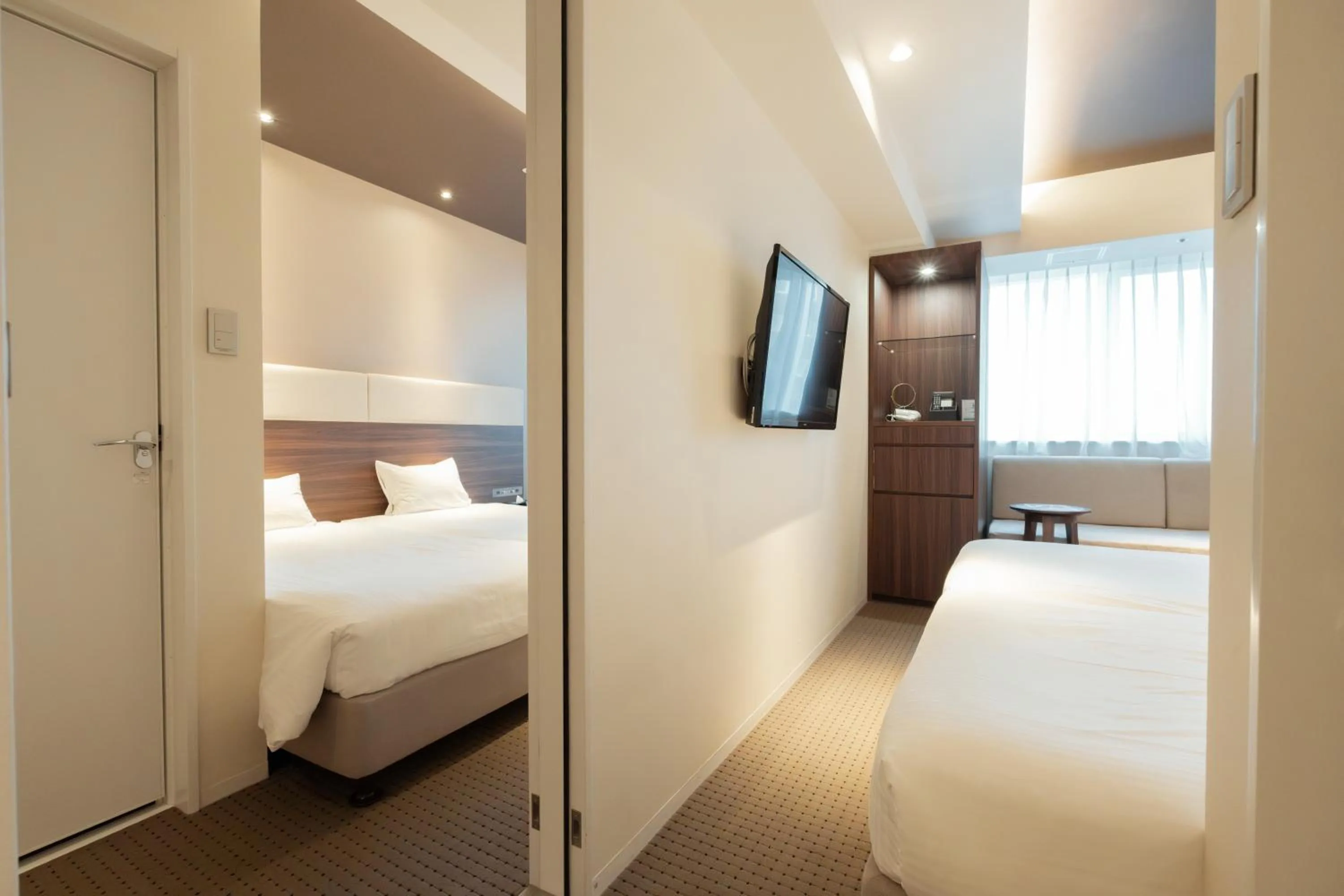 Bed in Hotel Aqua Citta Naha