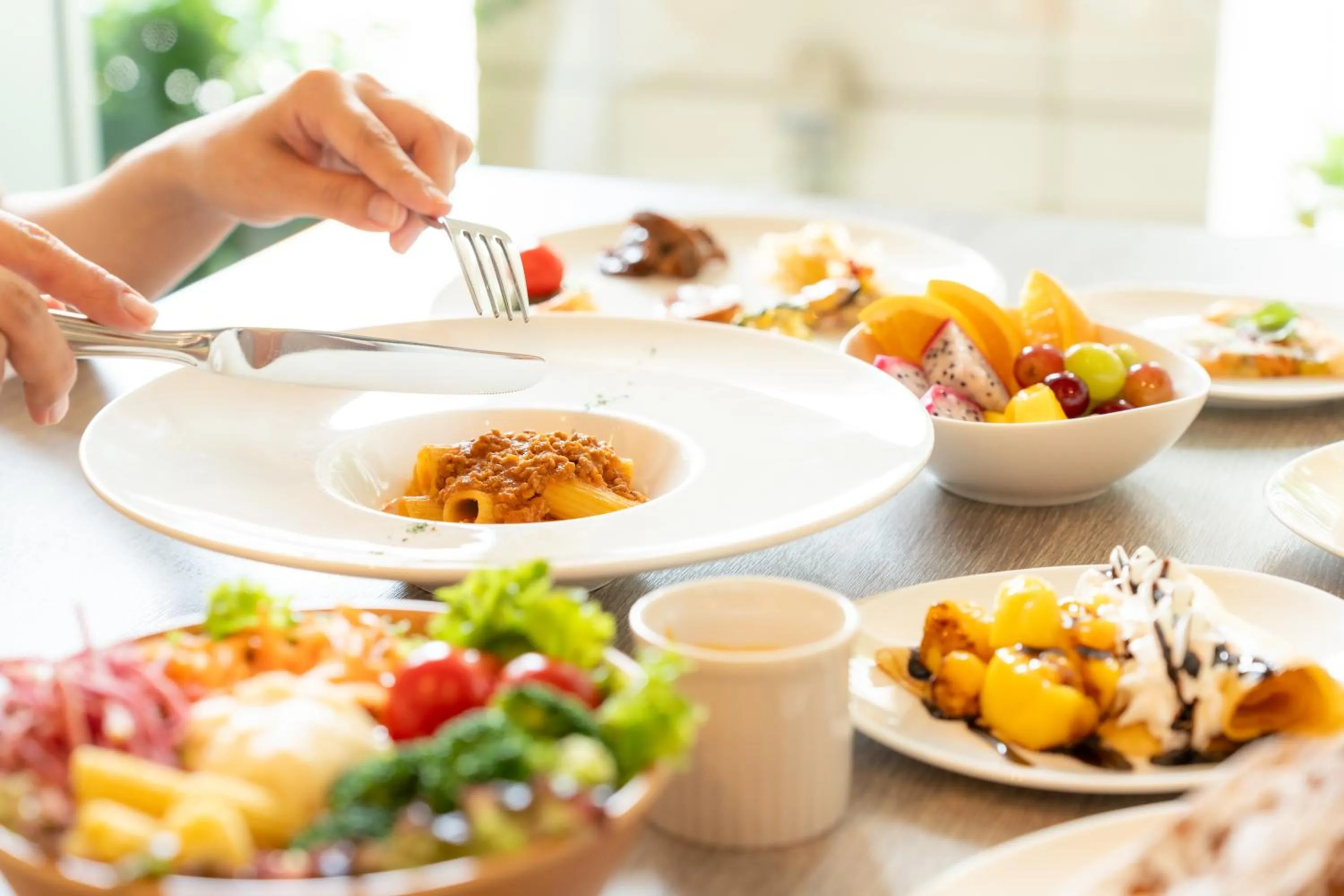 Breakfast in Hotel Aqua Citta Naha