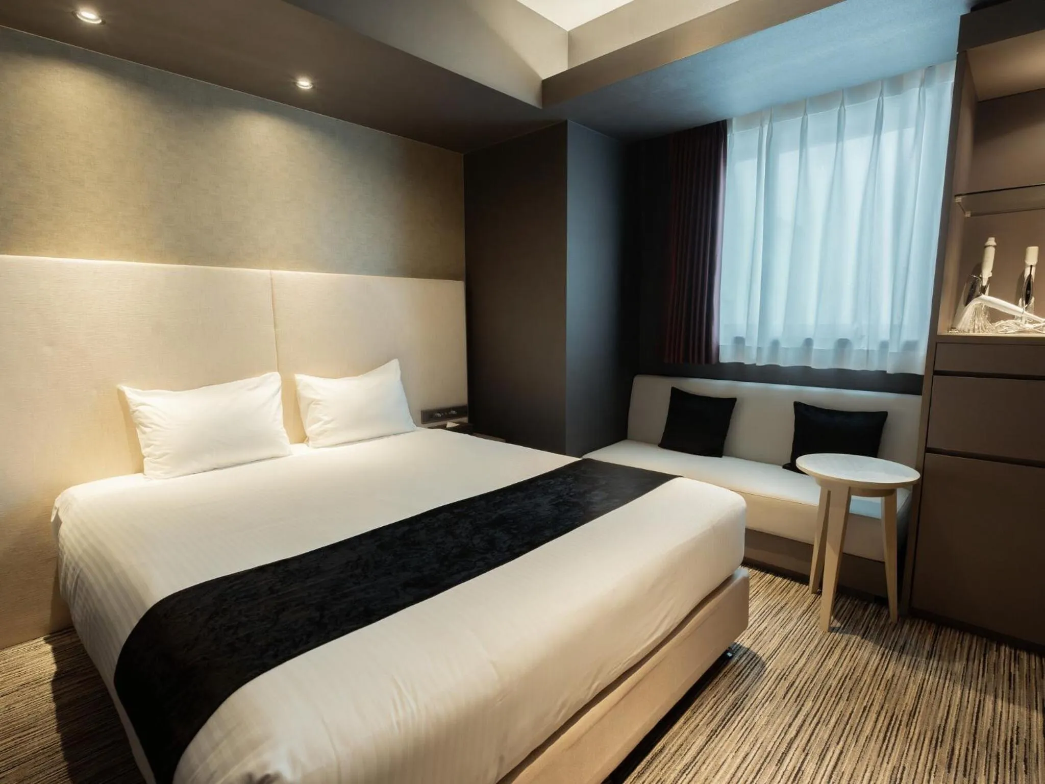 Bed in Hotel Aqua Citta Naha