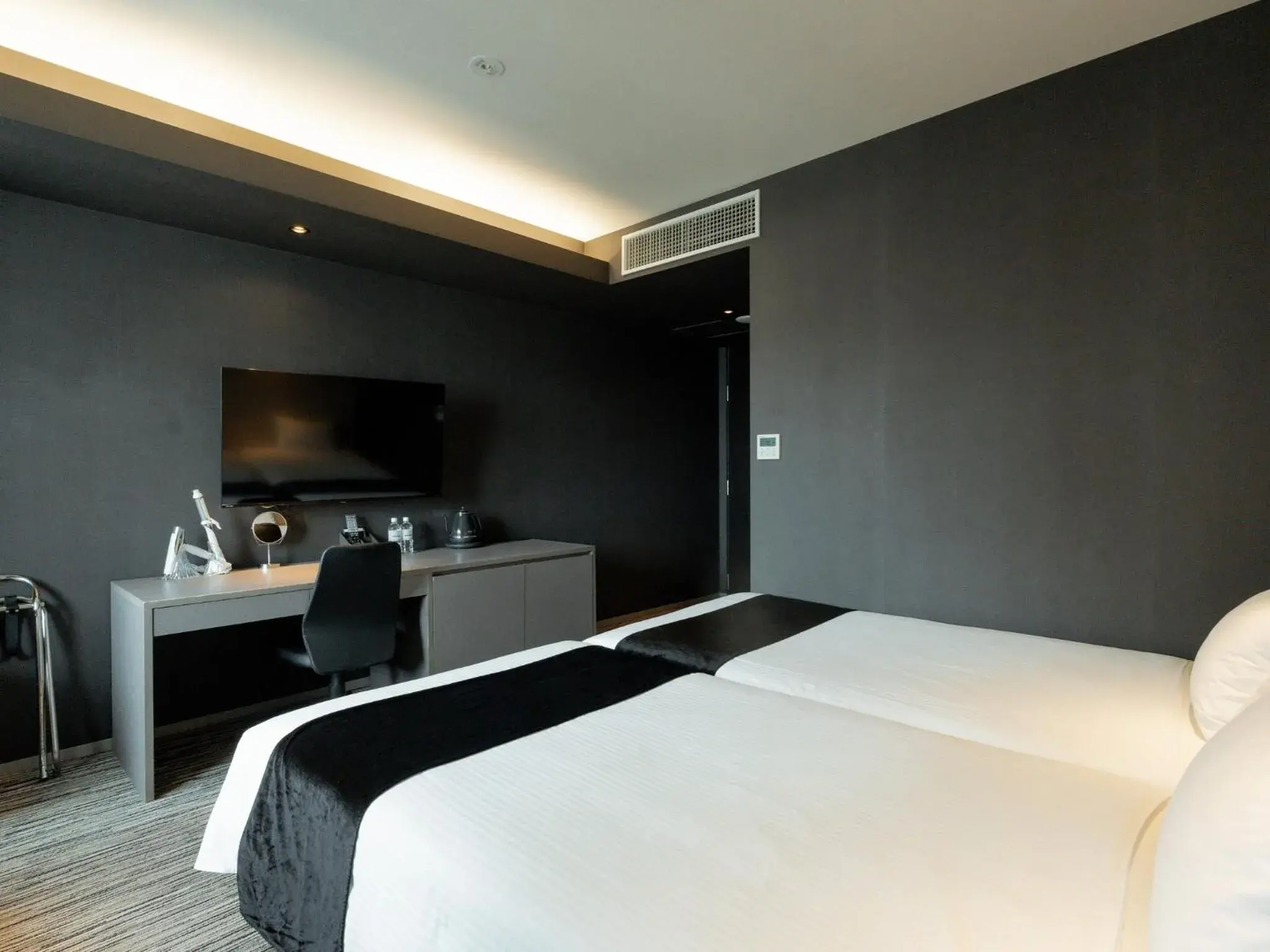 Bed in Hotel Aqua Citta Naha Bed in Hotel Aqua Citta Naha