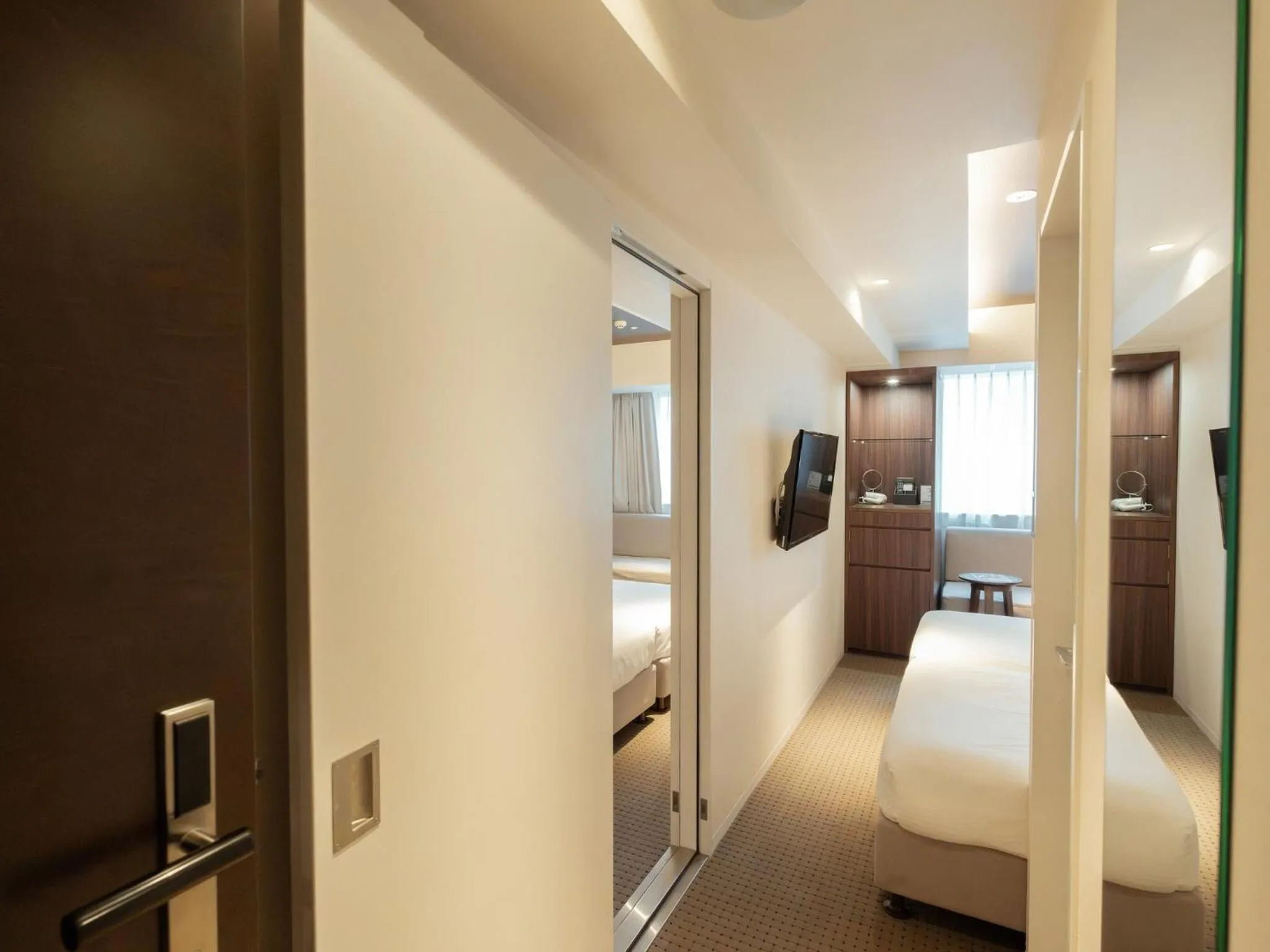 Bed in Hotel Aqua Citta Naha