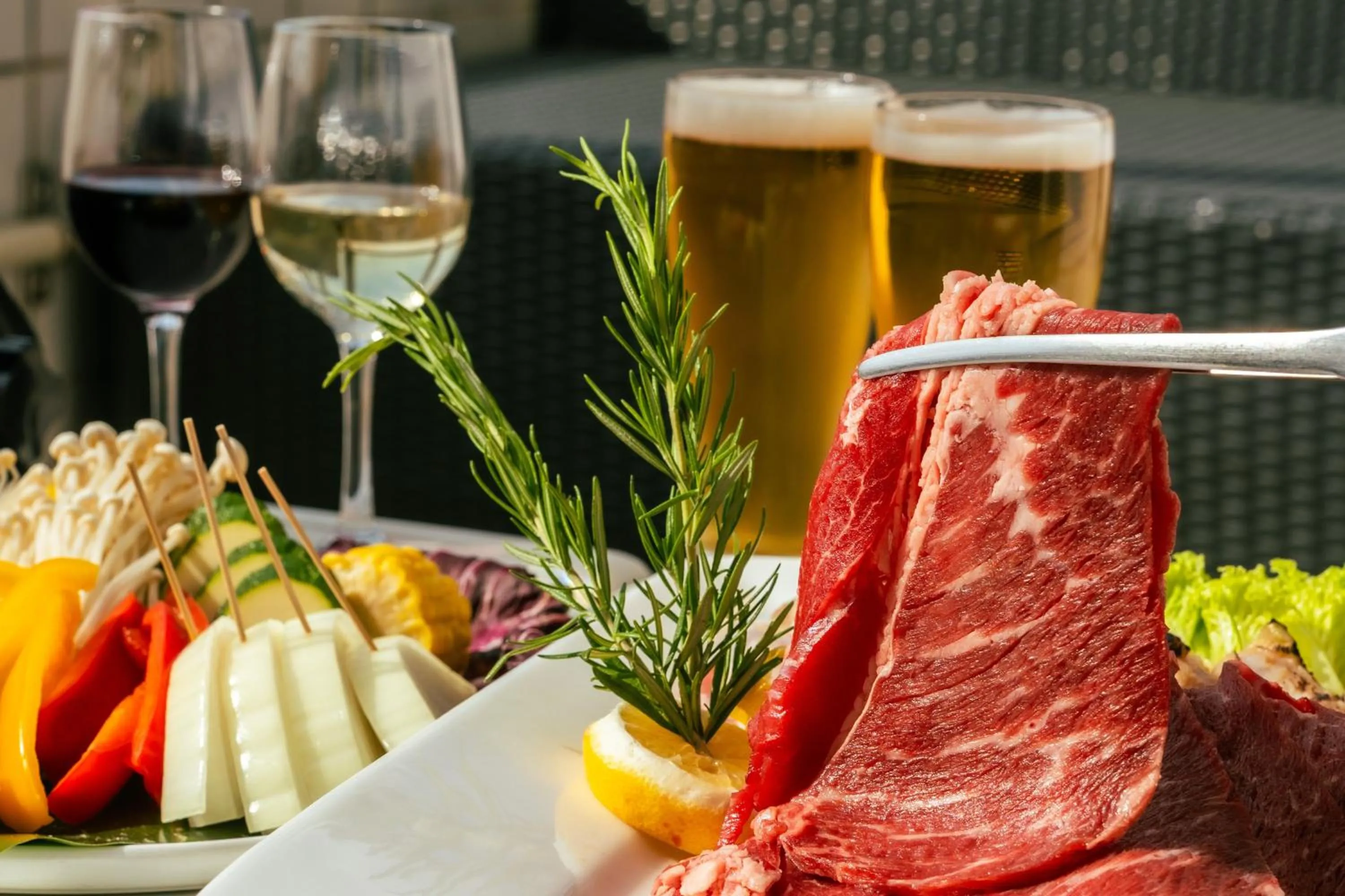 BBQ facilities in Hotel Aqua Citta Naha