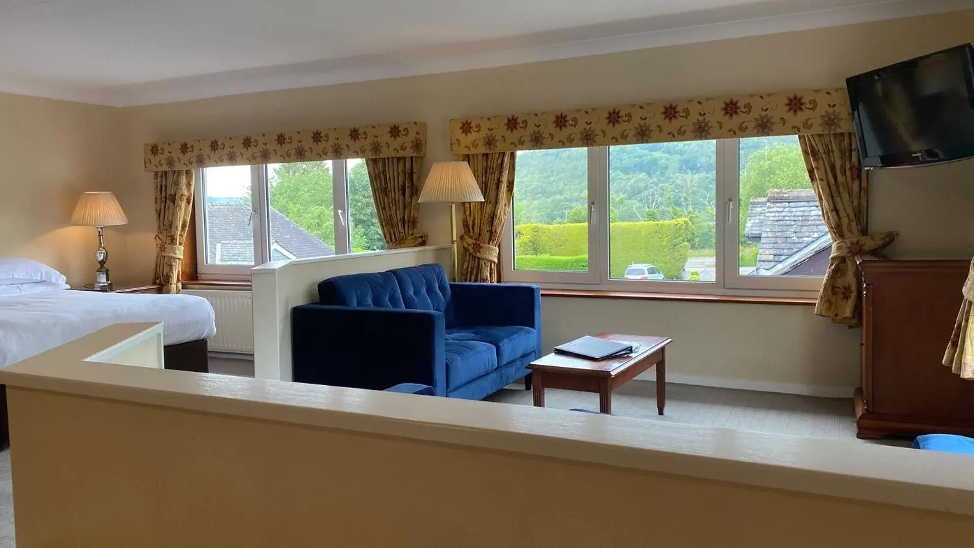 Bedroom, Bed in Lake District Castle Inn Bedroom, Bed in Lake District Castle Inn