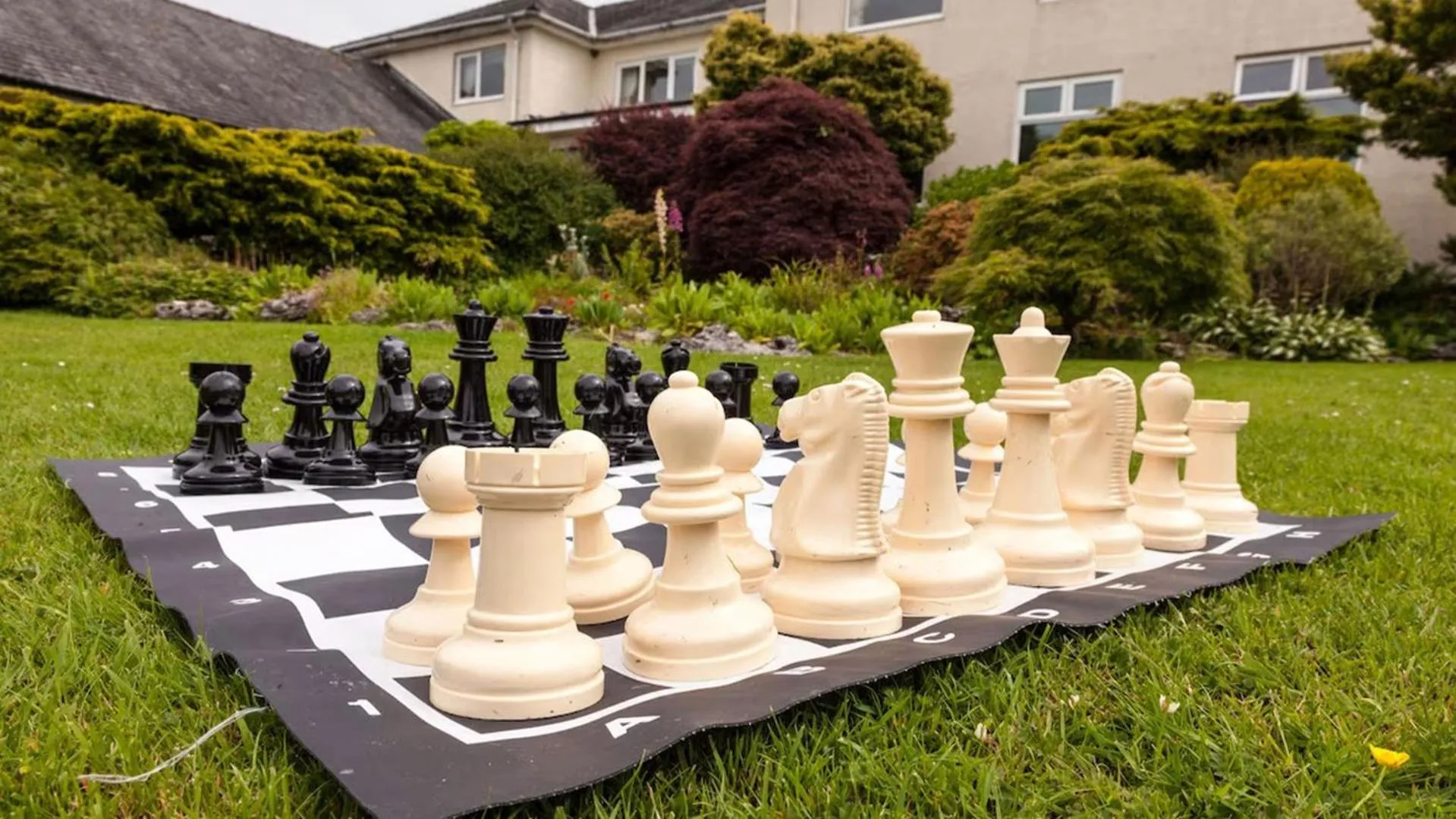 Garden in Lake District Castle Inn