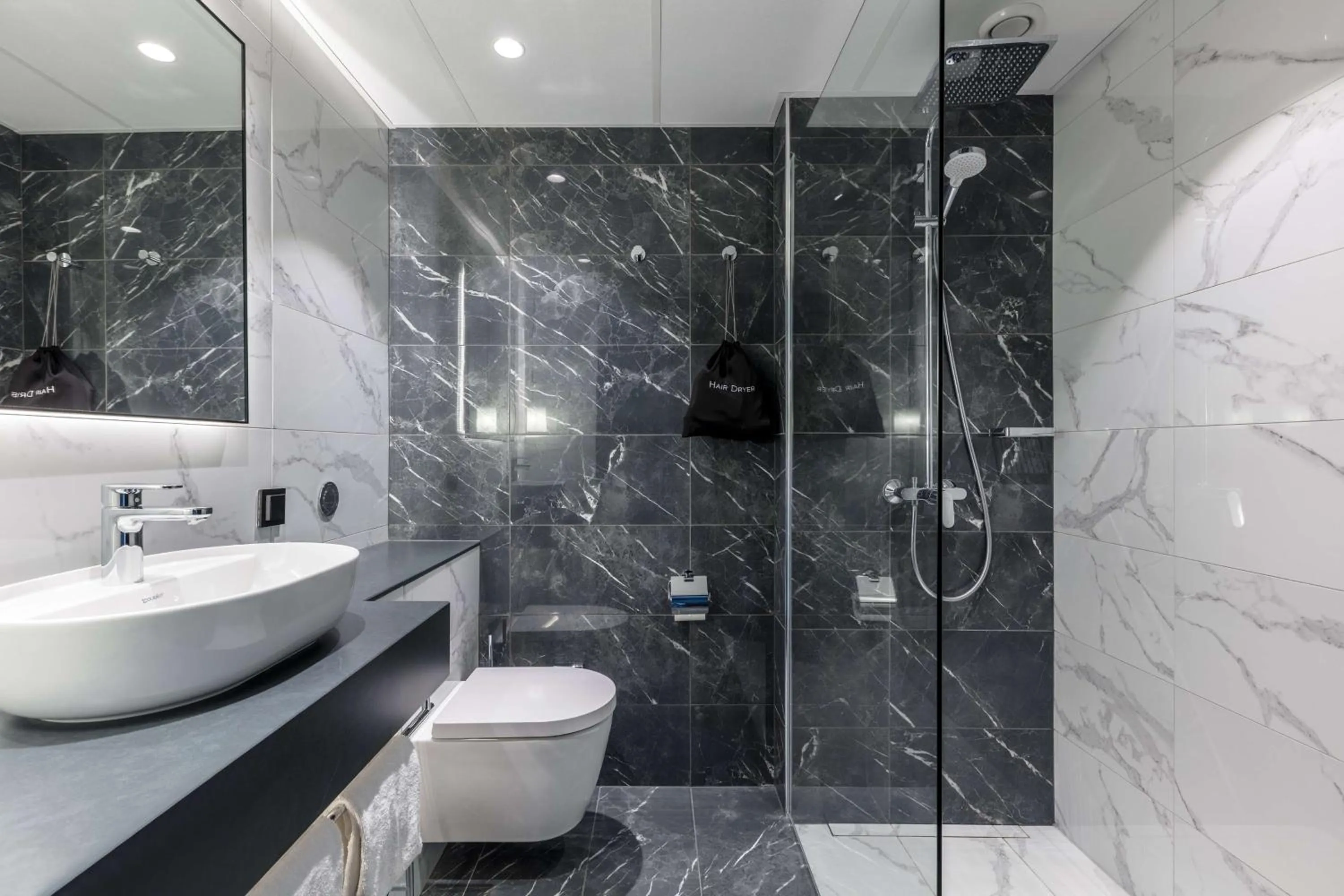 Bathroom in Radisson Blu Scandinavia Hotel, Copenhagen