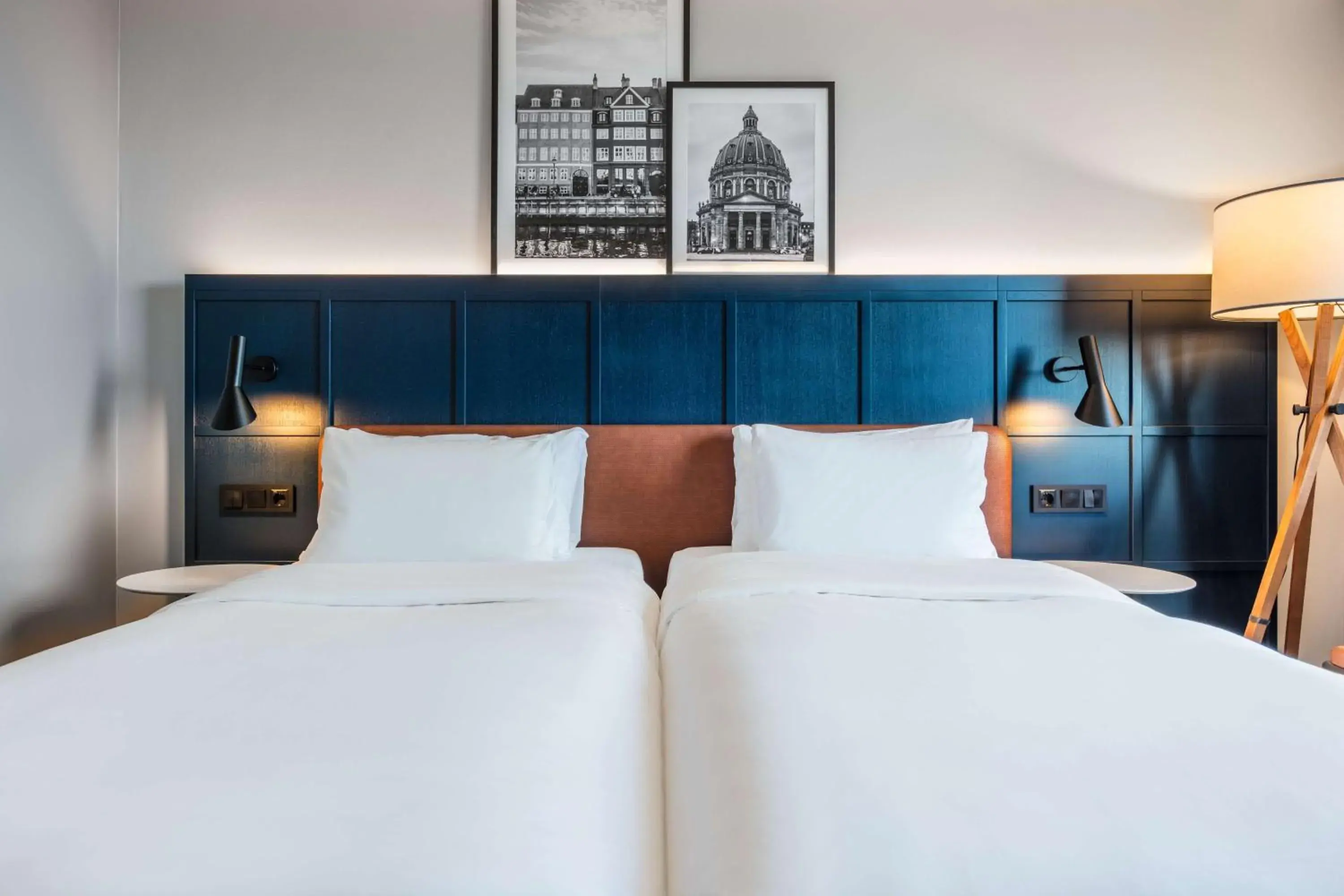 Bedroom, Bed in Radisson Blu Scandinavia Hotel, Copenhagen Bedroom, Bed in Radisson Blu Scandinavia Hotel, Copenhagen