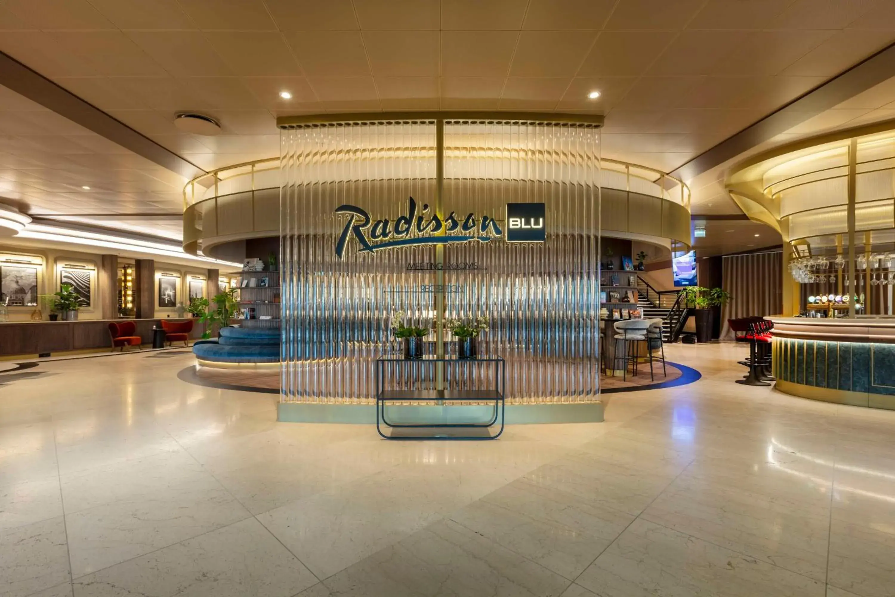 Lobby or reception in Radisson Blu Scandinavia Hotel, Copenhagen Lobby or reception in Radisson Blu Scandinavia Hotel, Copenhagen