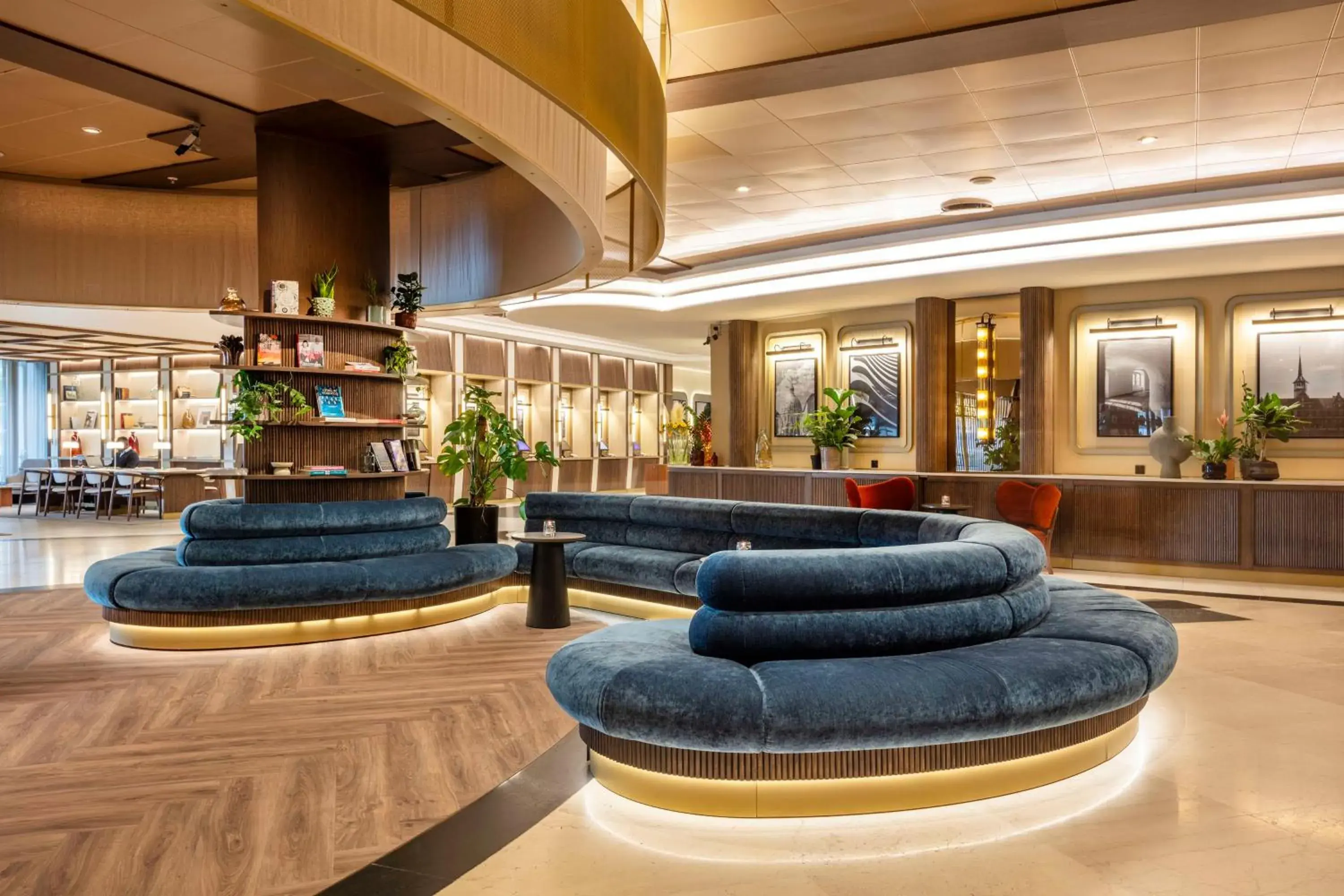 Lobby or reception in Radisson Blu Scandinavia Hotel, Copenhagen Lobby or reception in Radisson Blu Scandinavia Hotel, Copenhagen