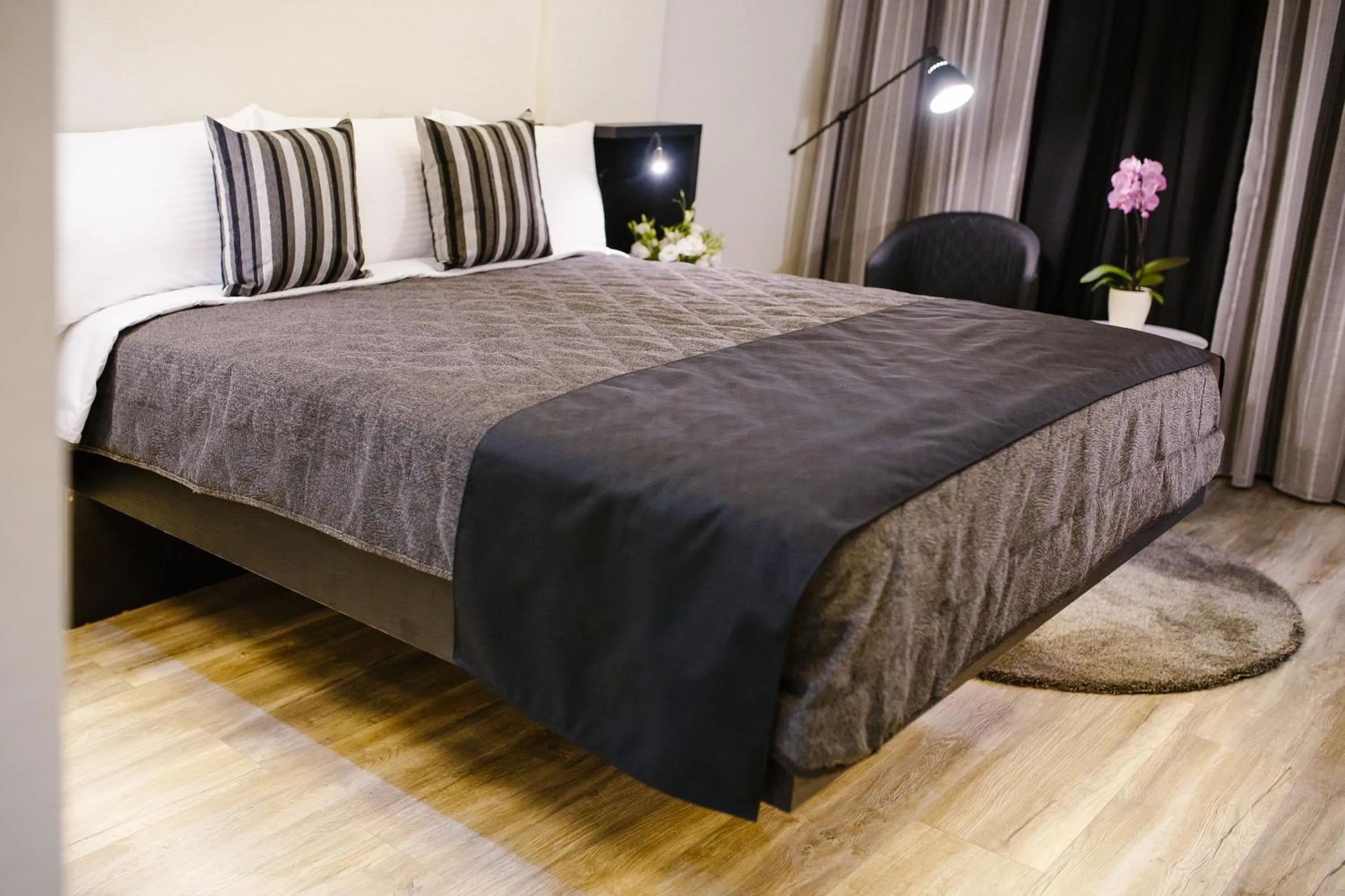 Bed in Qbic City Hotel