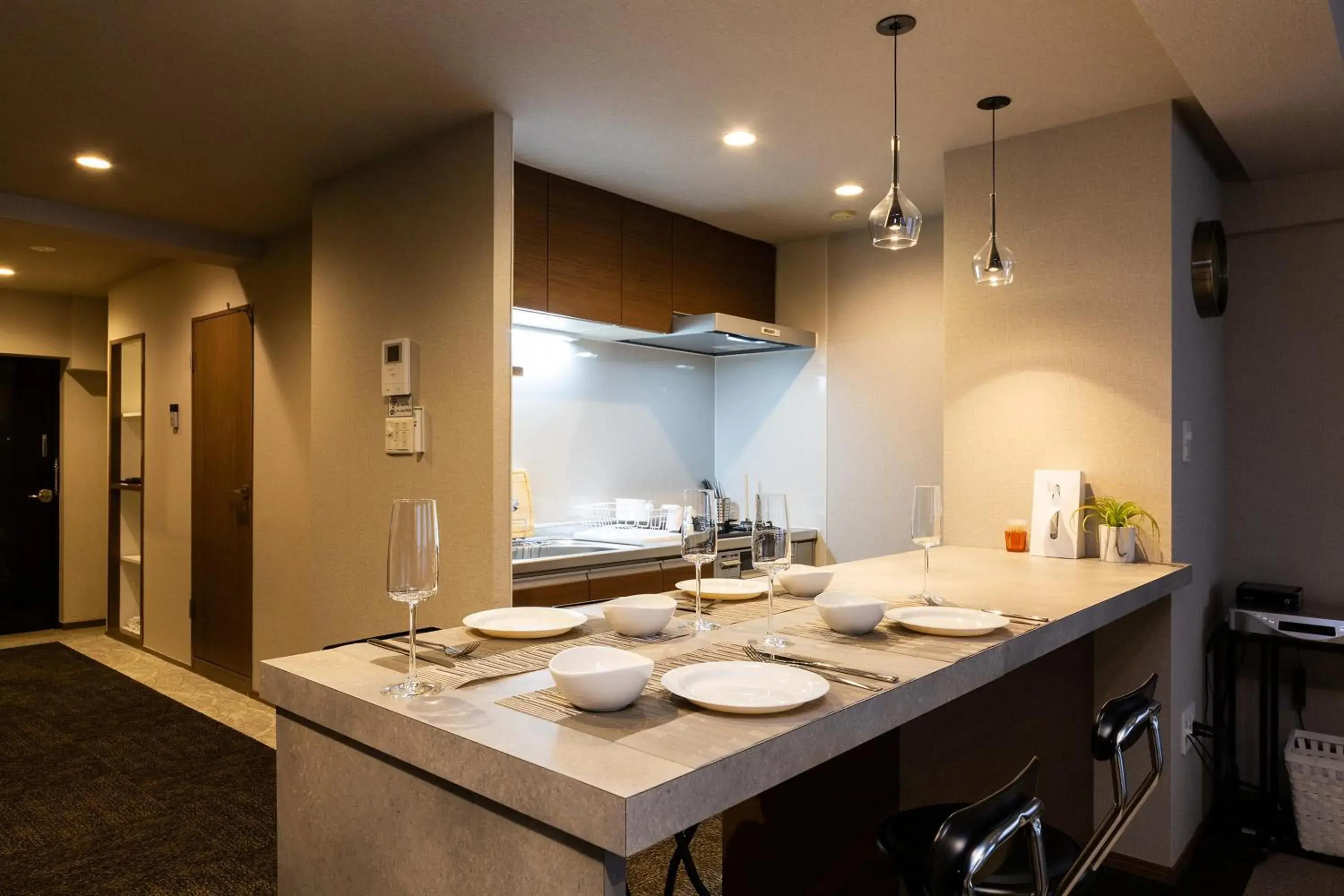 Kitchen or kitchenette in Stay Hakata Kitchen or kitchenette in Stay Hakata