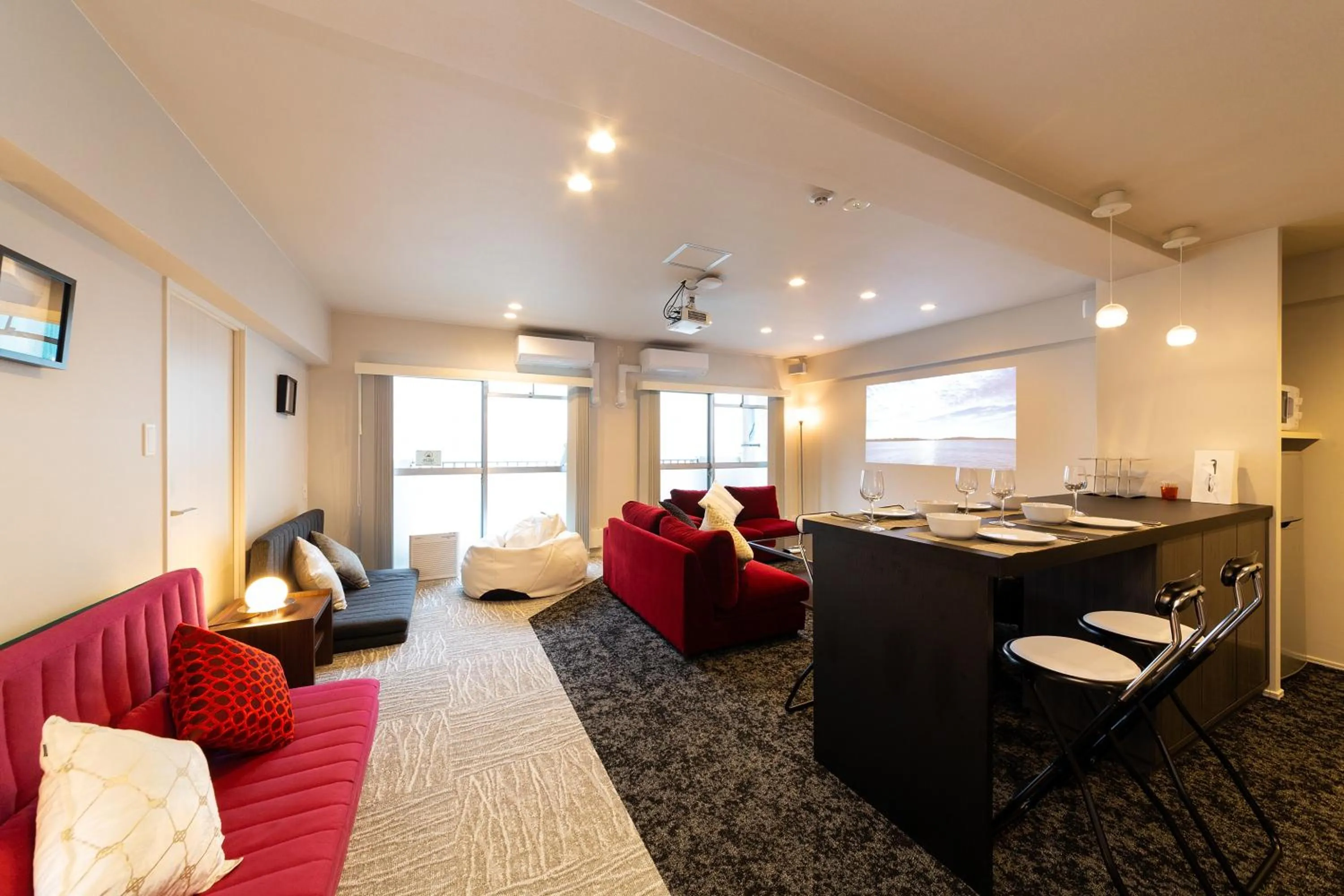 Living room in Stay Hakata