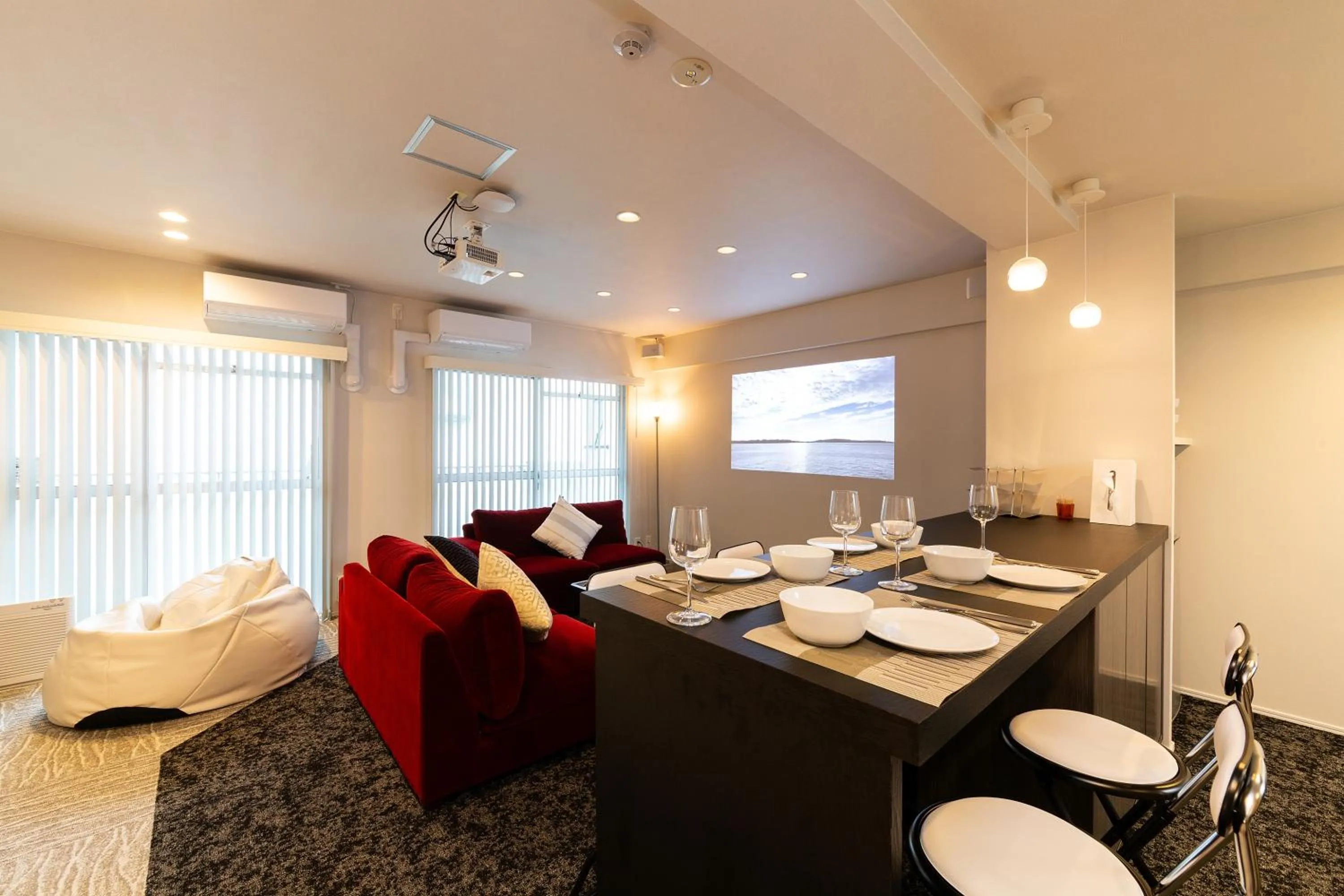 Living room in Stay Hakata