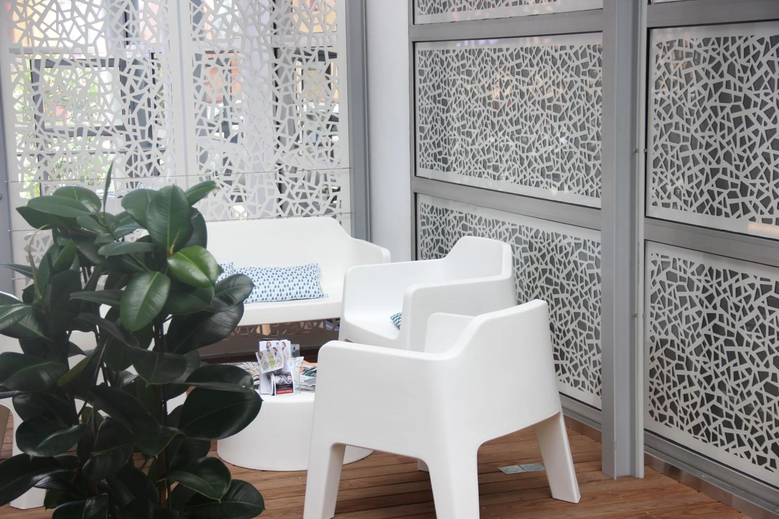 Lobby or reception in Les Thermes