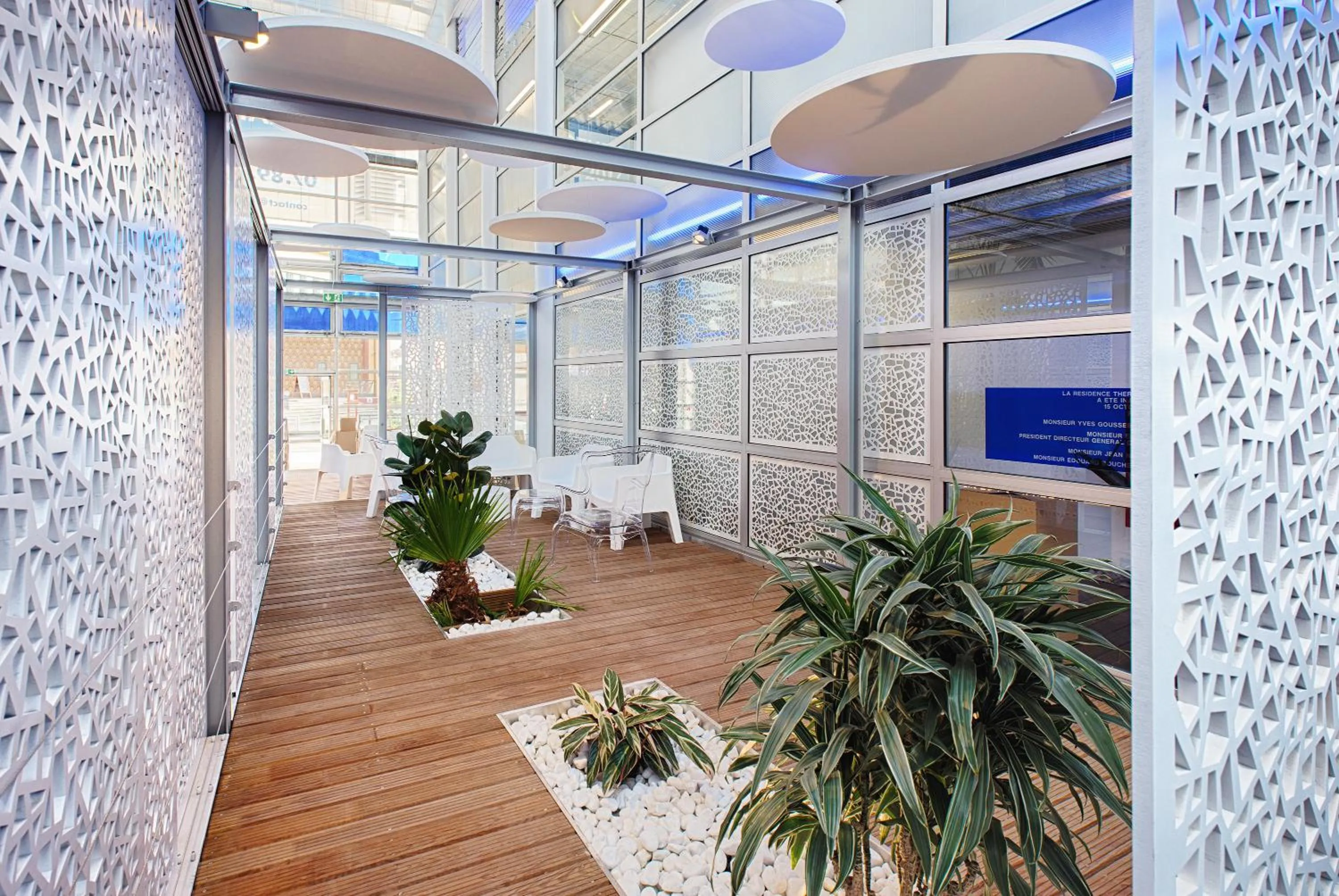 Lobby or reception in Les Thermes