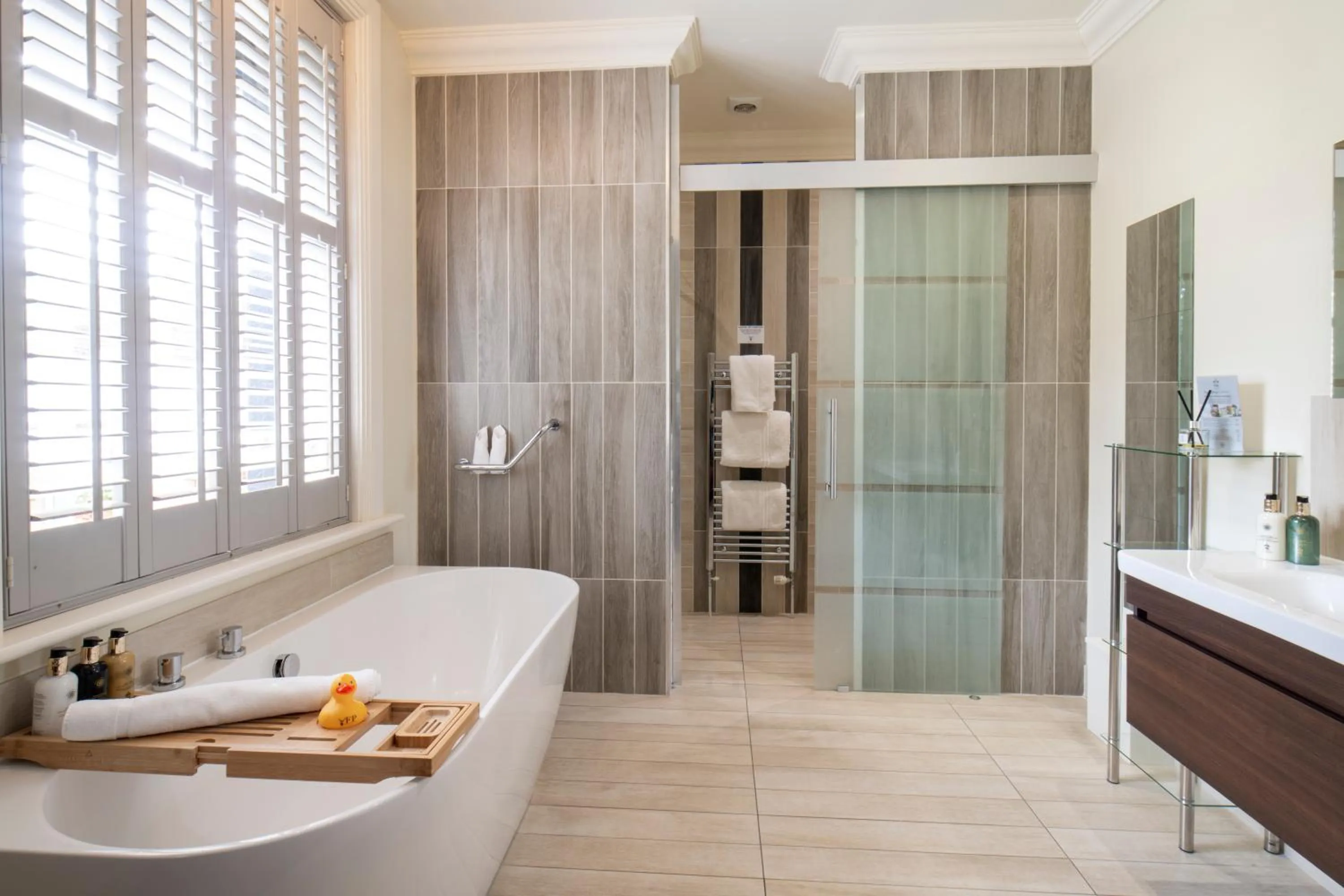 Shower in Forest Park Country Hotel & Inn, Brockenhurst, New Forest, Hampshire - The Coaching Inn Group