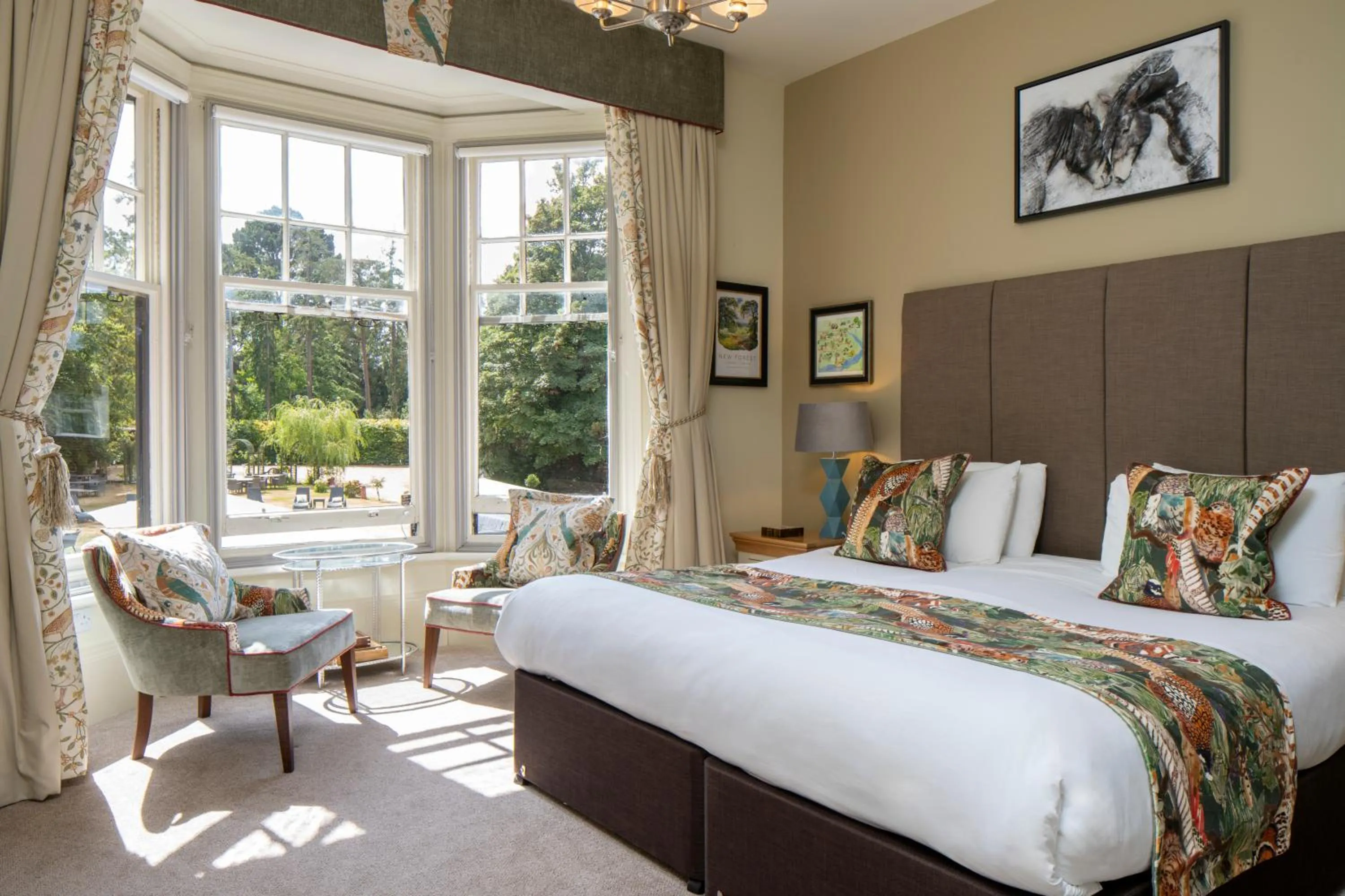 Bed in Forest Park Country Hotel & Inn, Brockenhurst, New Forest, Hampshire - The Coaching Inn Group