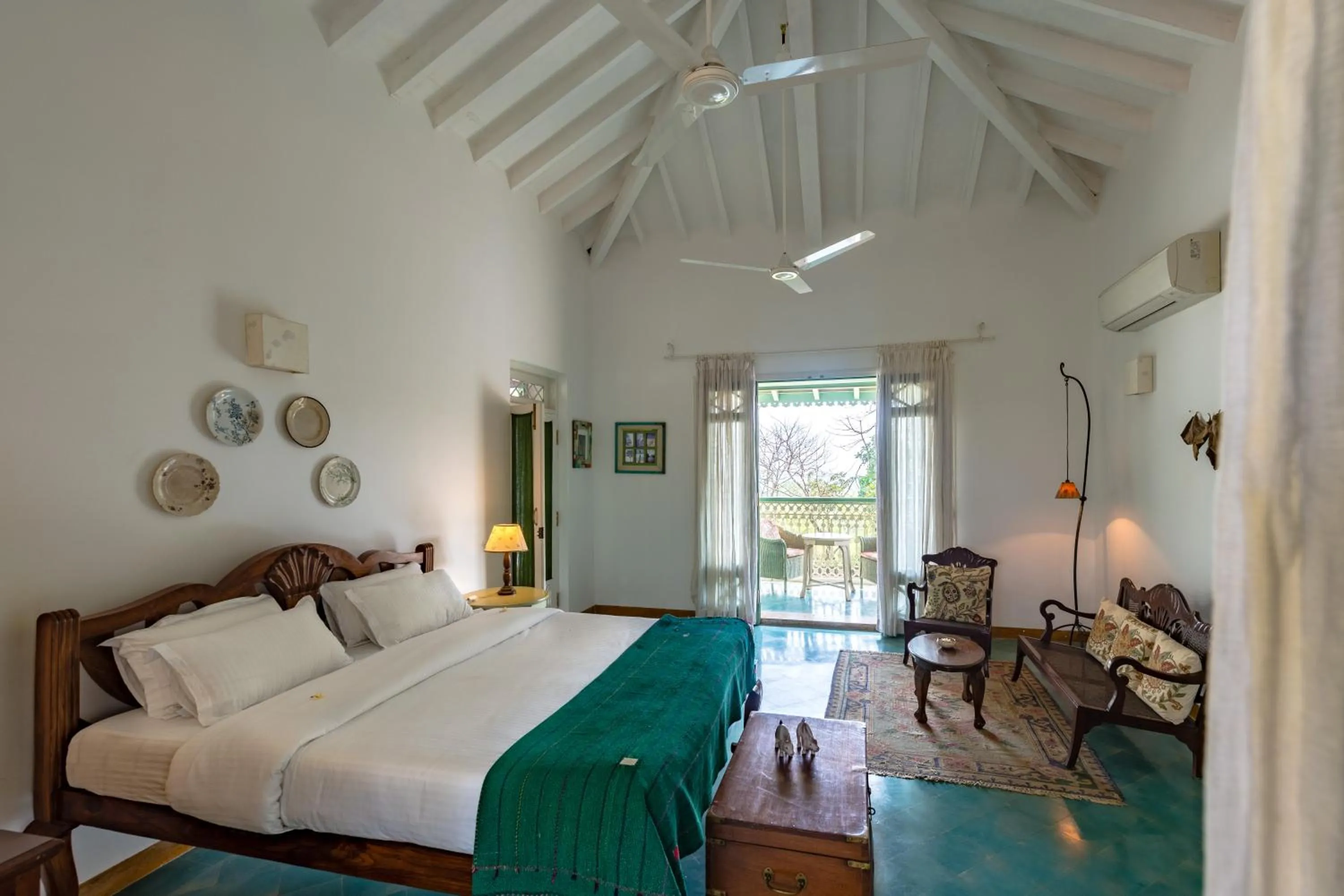 Bed in The Postcard Velha, Goa