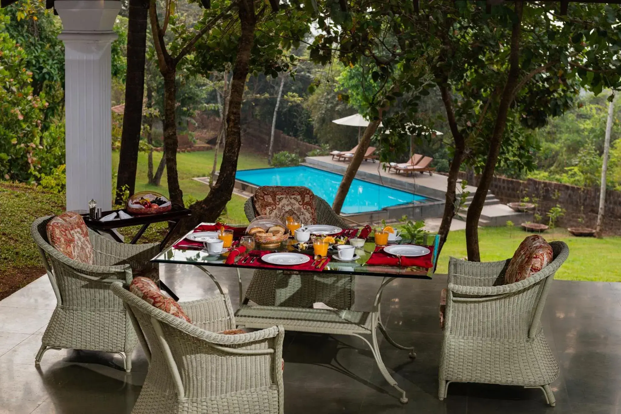 Breakfast in The Postcard Velha, Goa Breakfast in The Postcard Velha, Goa