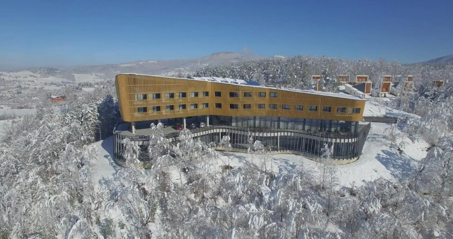 Bird's eye view in Tarcin Forest Resort & Spa Sarajevo - MGallery Collection Bird's eye view in Tarcin Forest Resort & Spa Sarajevo - MGallery Collection