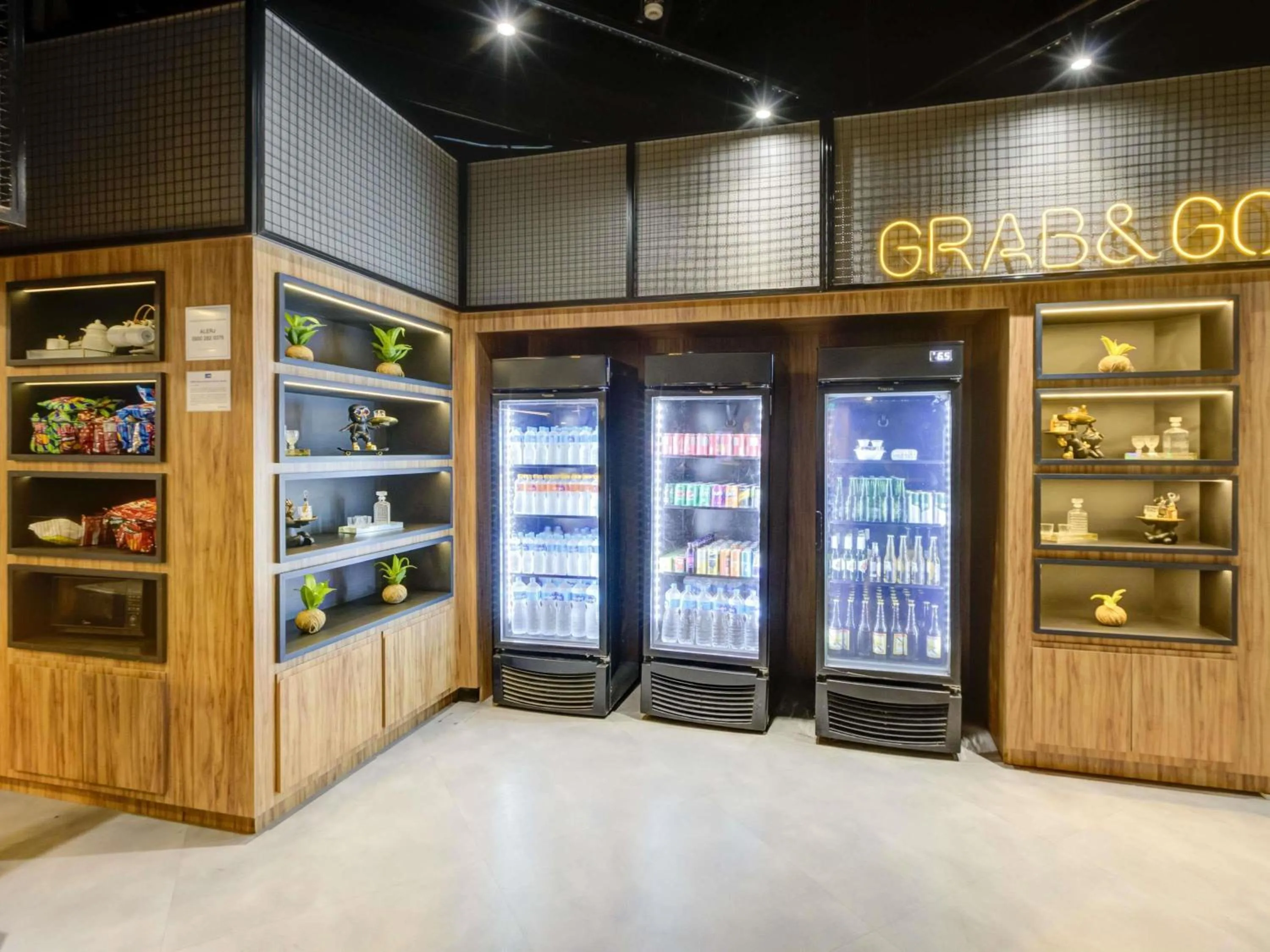 Lounge or bar in ibis budget Rio de Janeiro Nova America