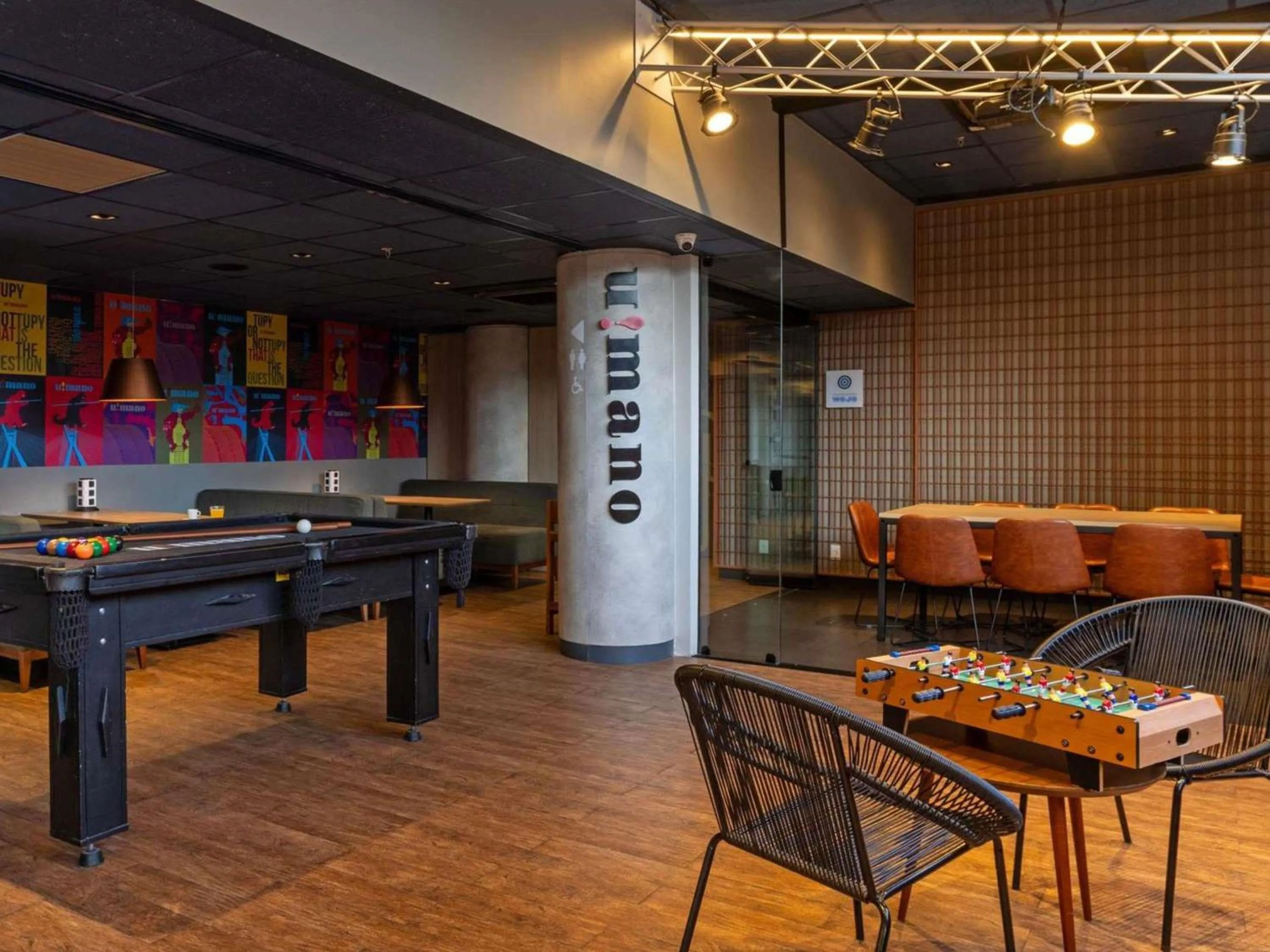 Lounge or bar in ibis budget Jundiai Shopping