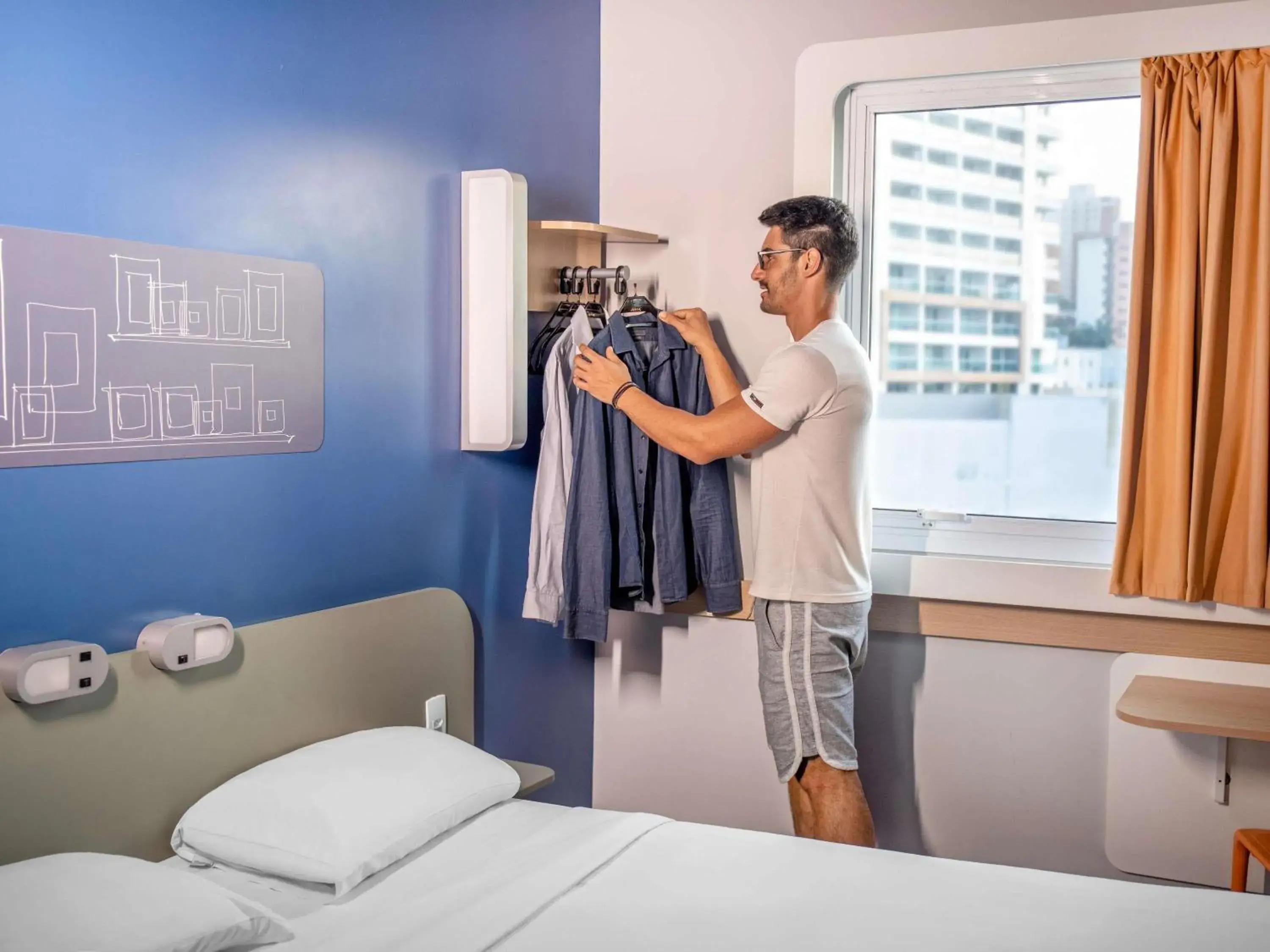 Bedroom, Bed in ibis budget Jundiai Shopping Bedroom, Bed in ibis budget Jundiai Shopping