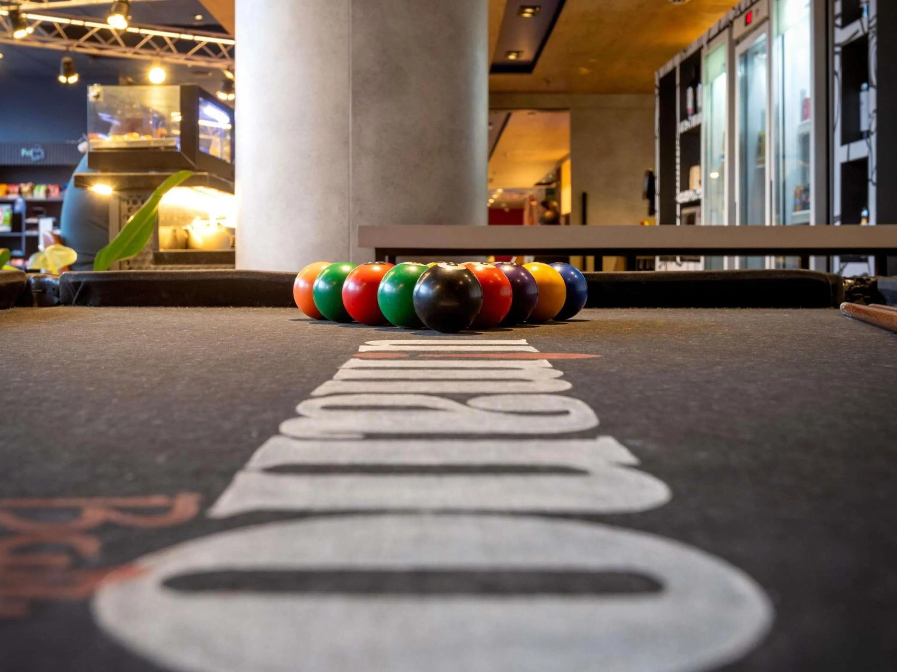 Lounge or bar in ibis budget Jundiai Shopping