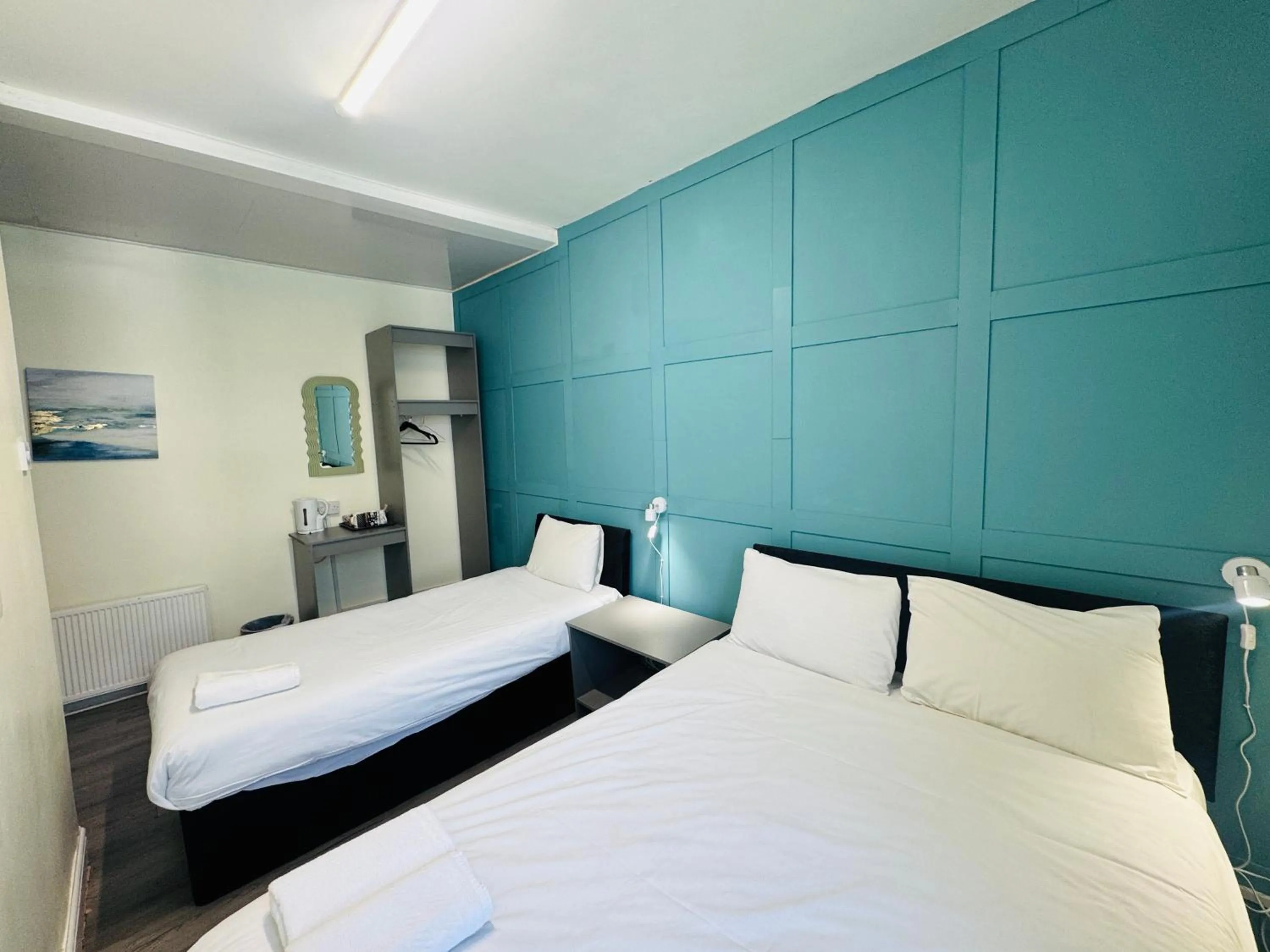 Bed in Calypso hotel Blackpool