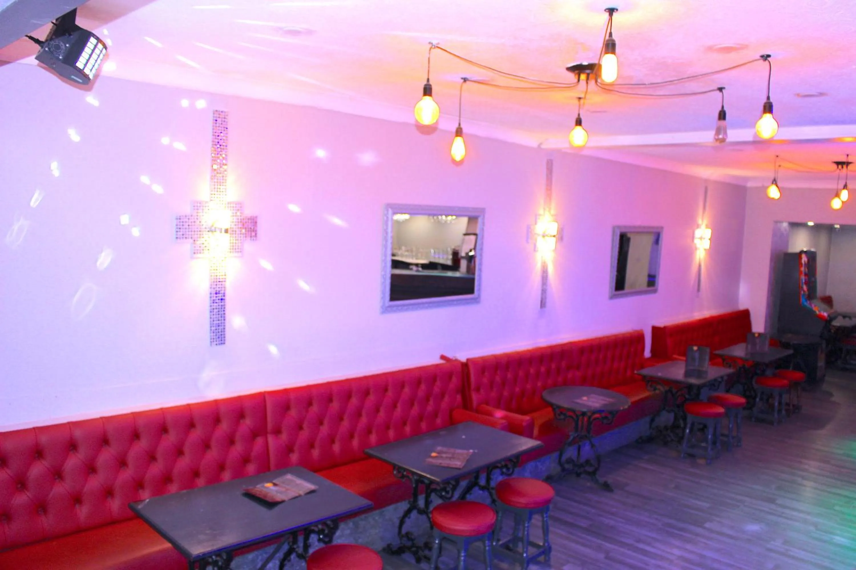 Seating area in Calypso hotel Blackpool