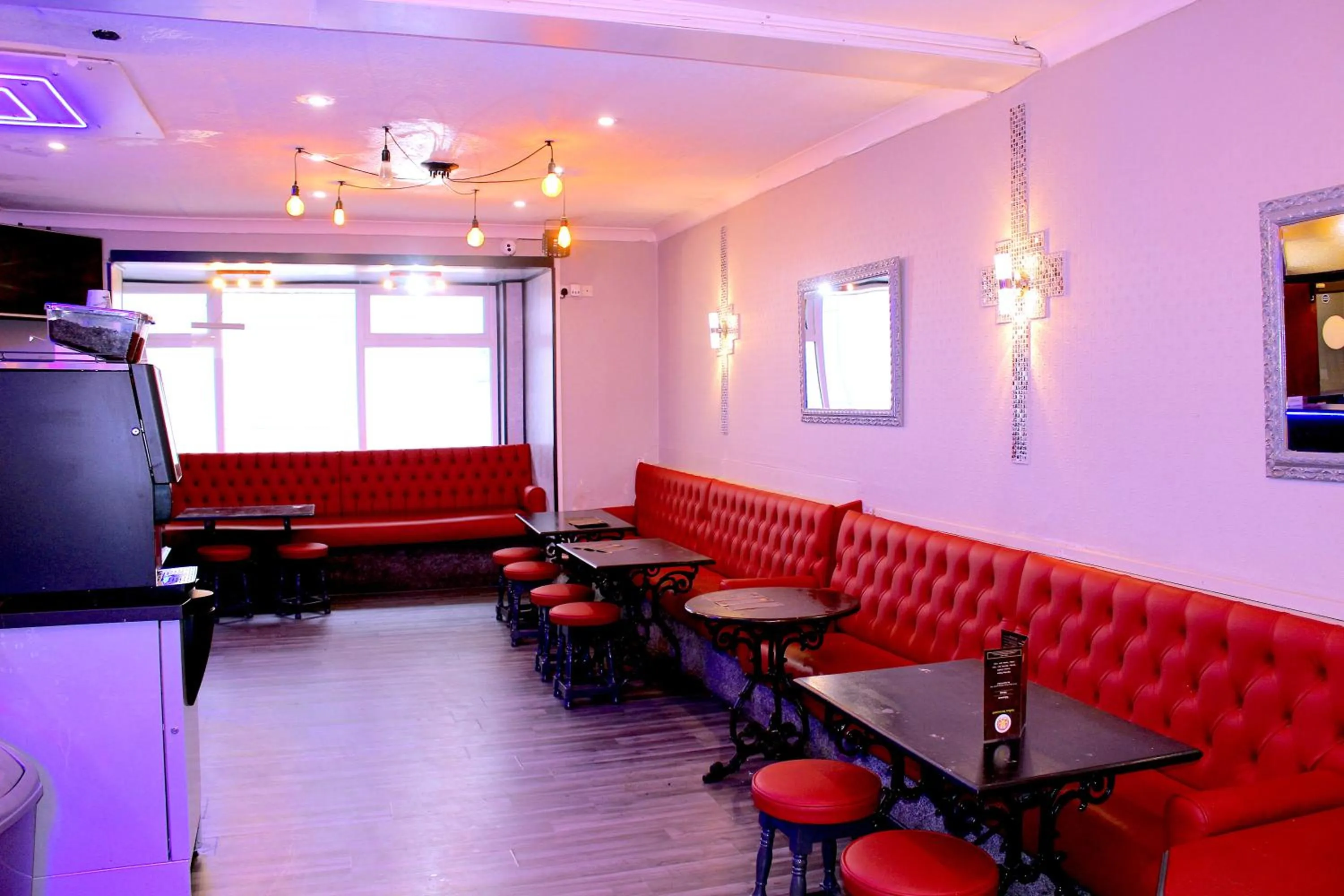 Seating area in Calypso hotel Blackpool