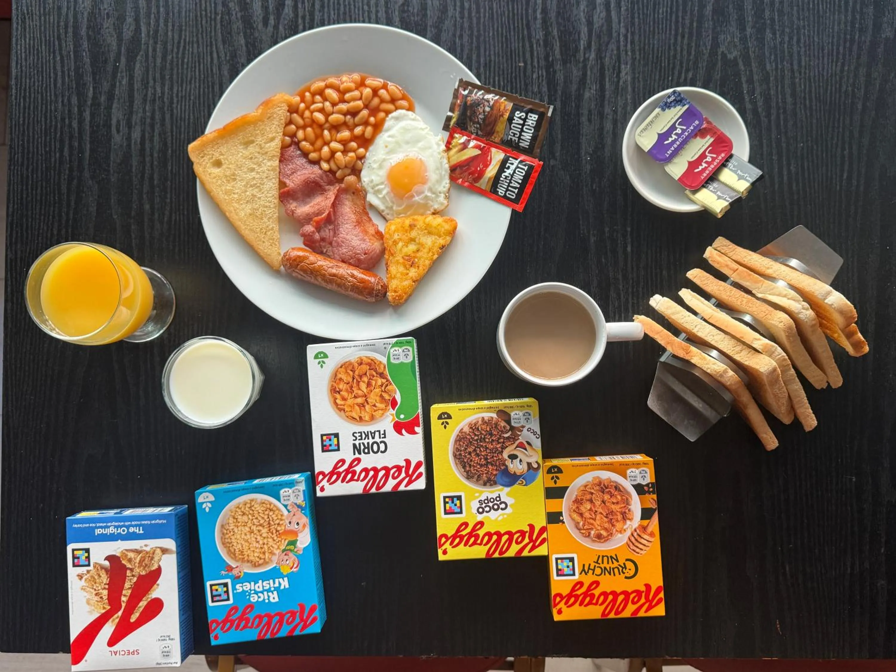 Breakfast in Calypso hotel Blackpool