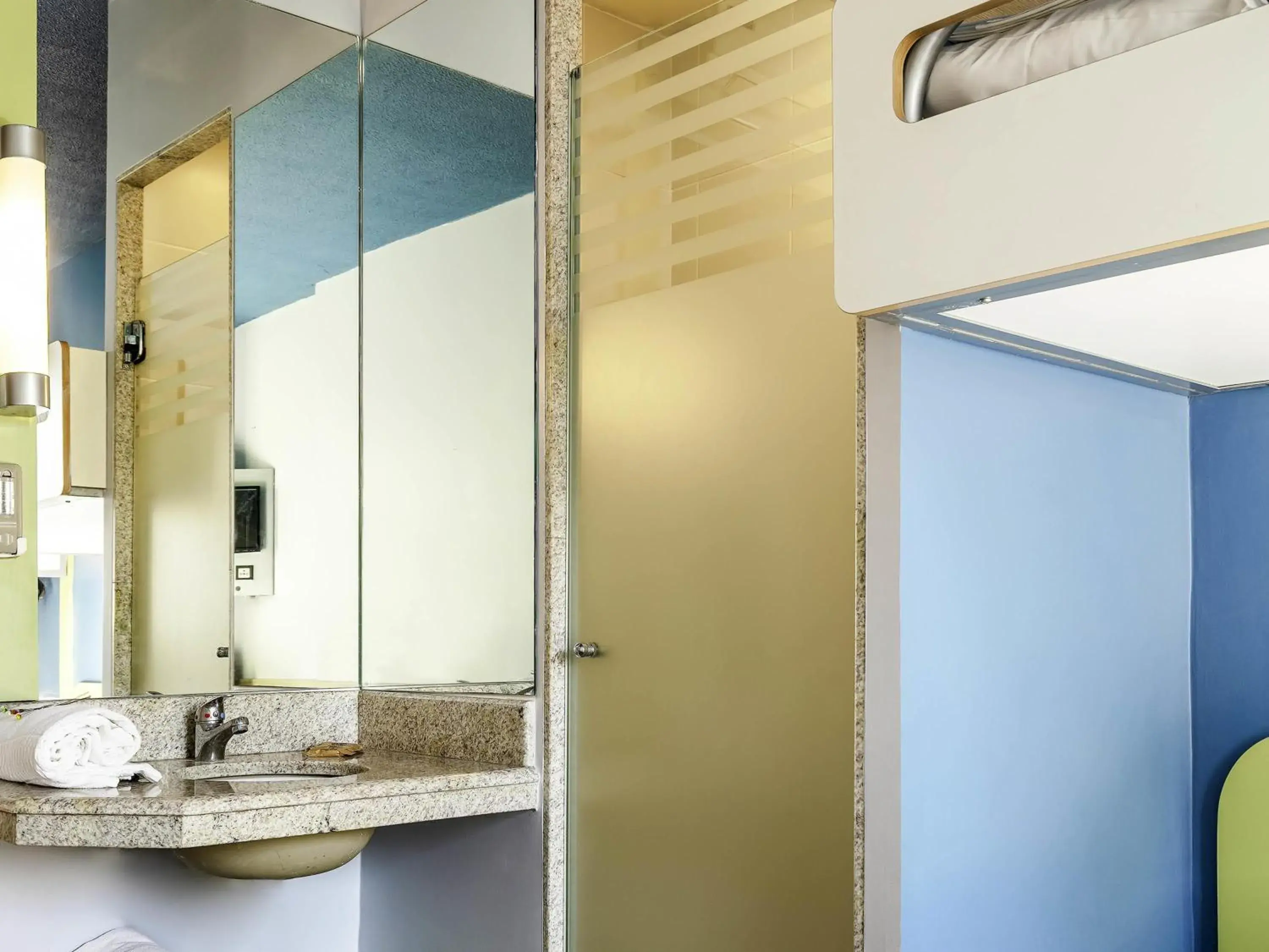 Bedroom in ibis budget BH Afonso Pena Savassi Bedroom in ibis budget BH Afonso Pena Savassi