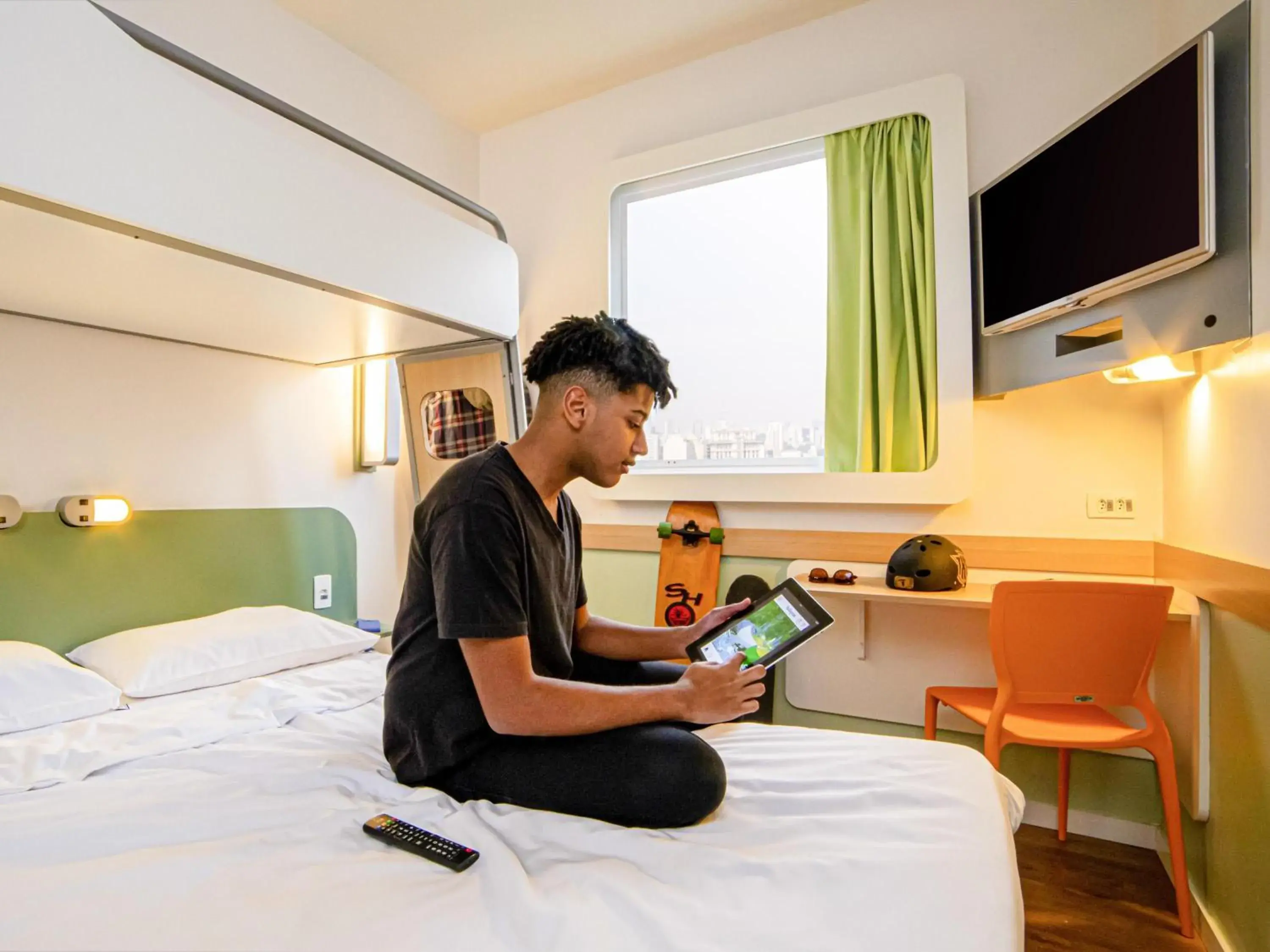 Bedroom, Bed in ibis budget SP Frei Caneca Bedroom, Bed in ibis budget SP Frei Caneca