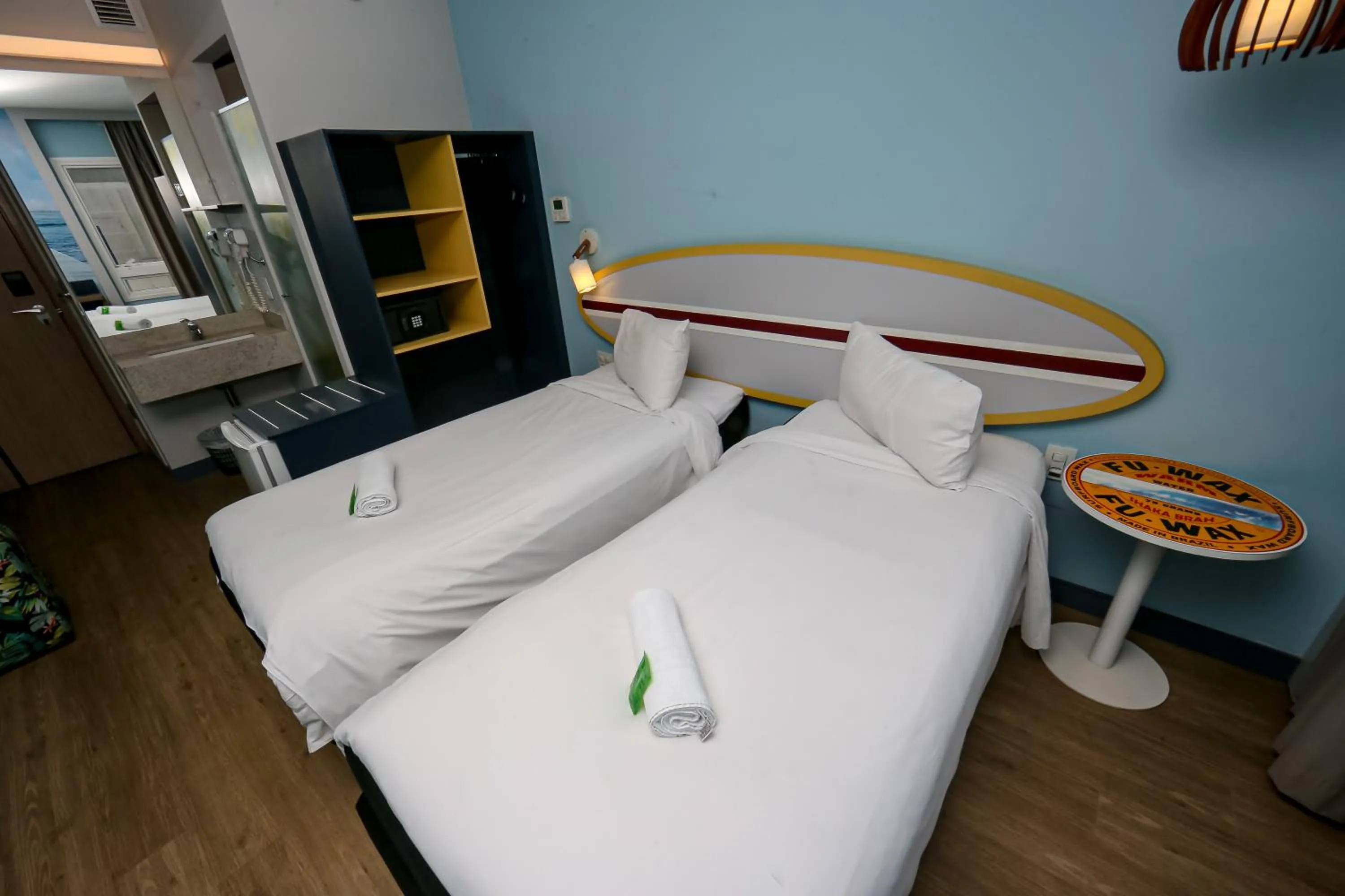 Bedroom, Bed in Delphin Surf Hotel