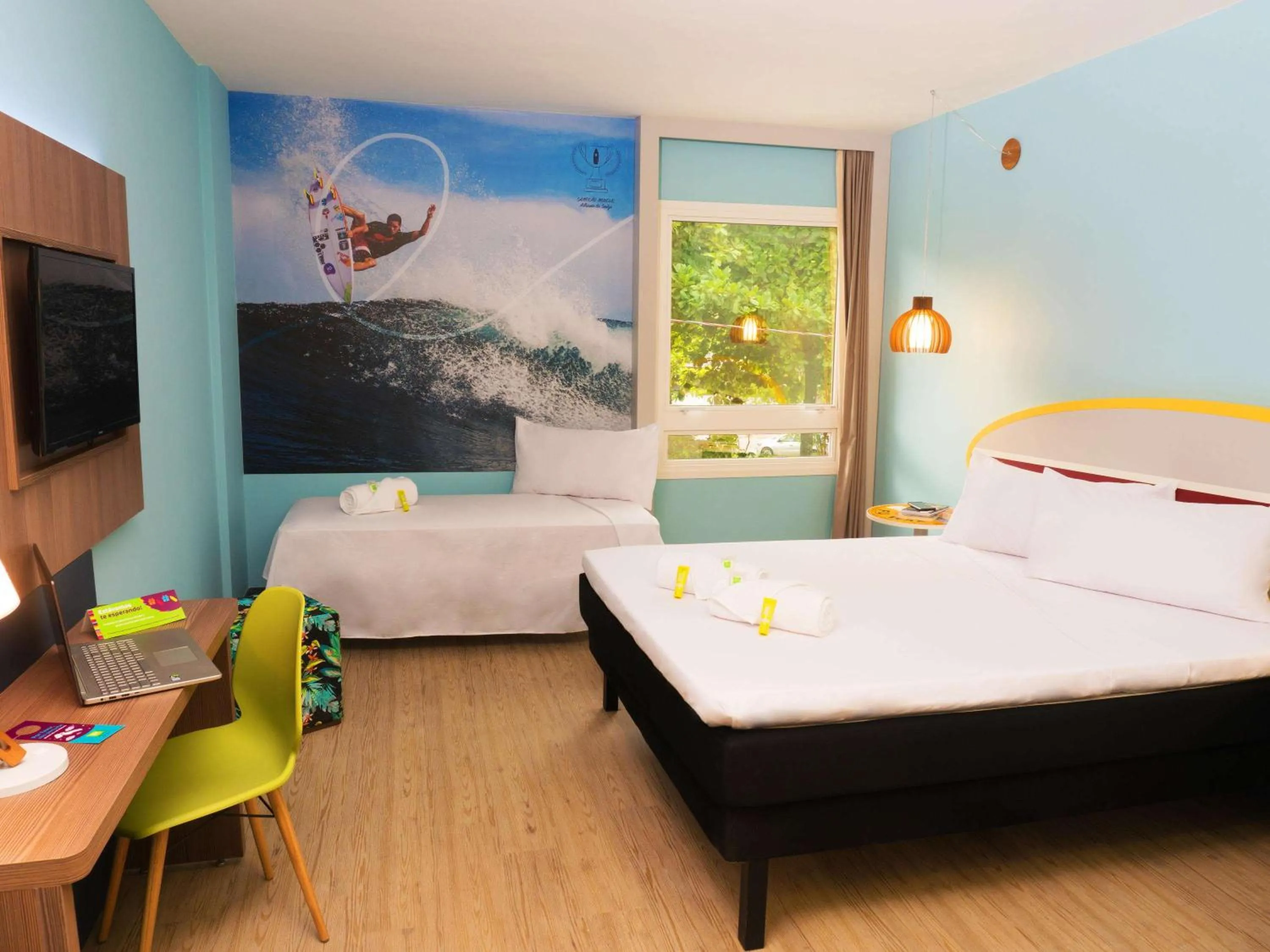 Photo of the whole room, Bed in Delphin Surf Hotel