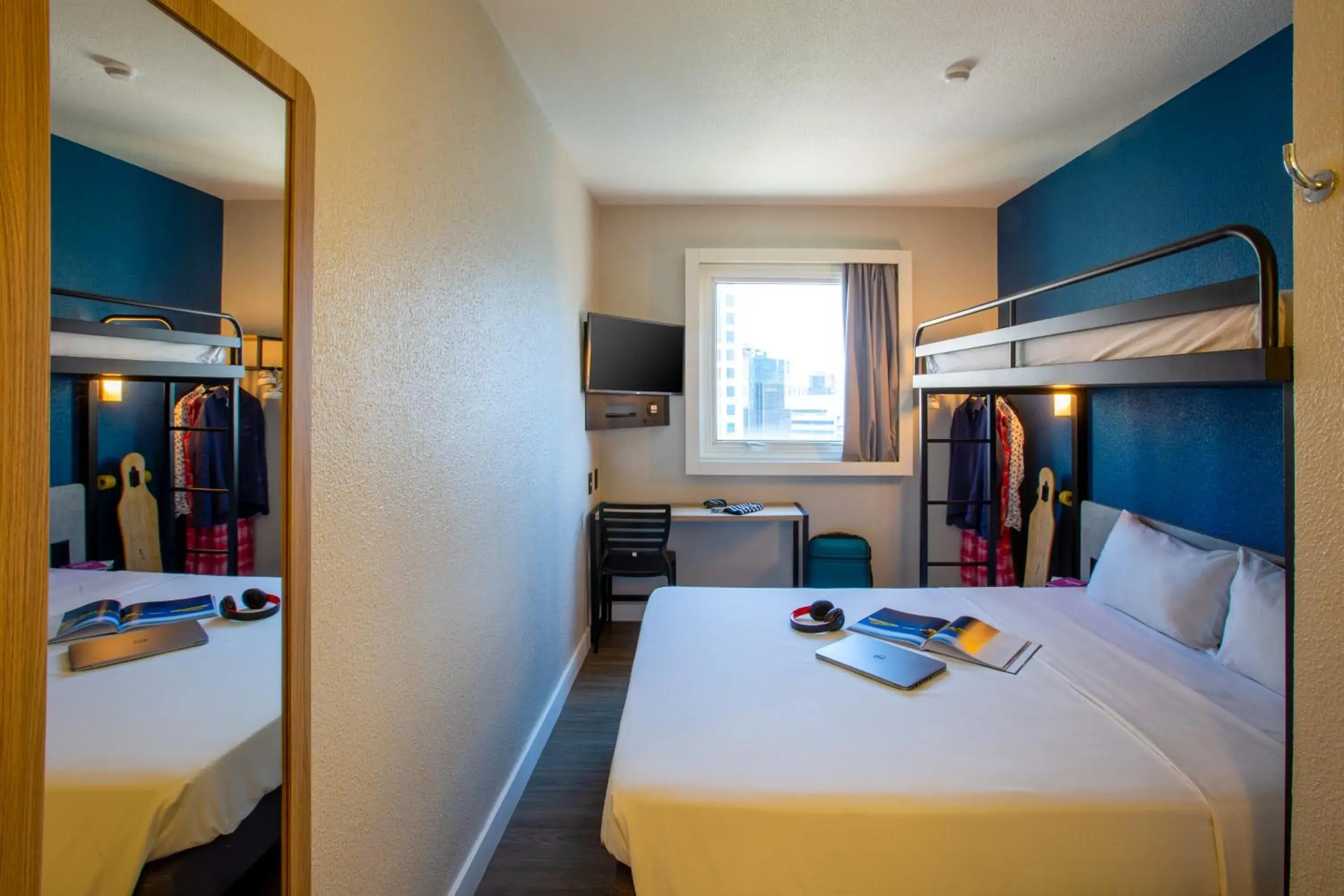 View (from property/room), Bed in ibis budget Sao Paulo Morumbi View (from property/room), Bed in ibis budget Sao Paulo Morumbi