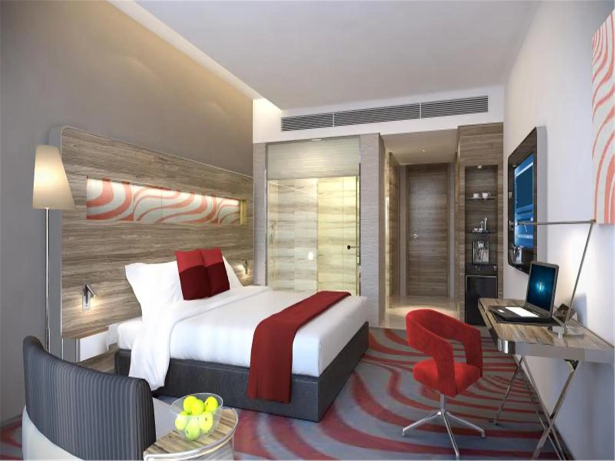 Decorative detail in Novotel Rizhao Suning