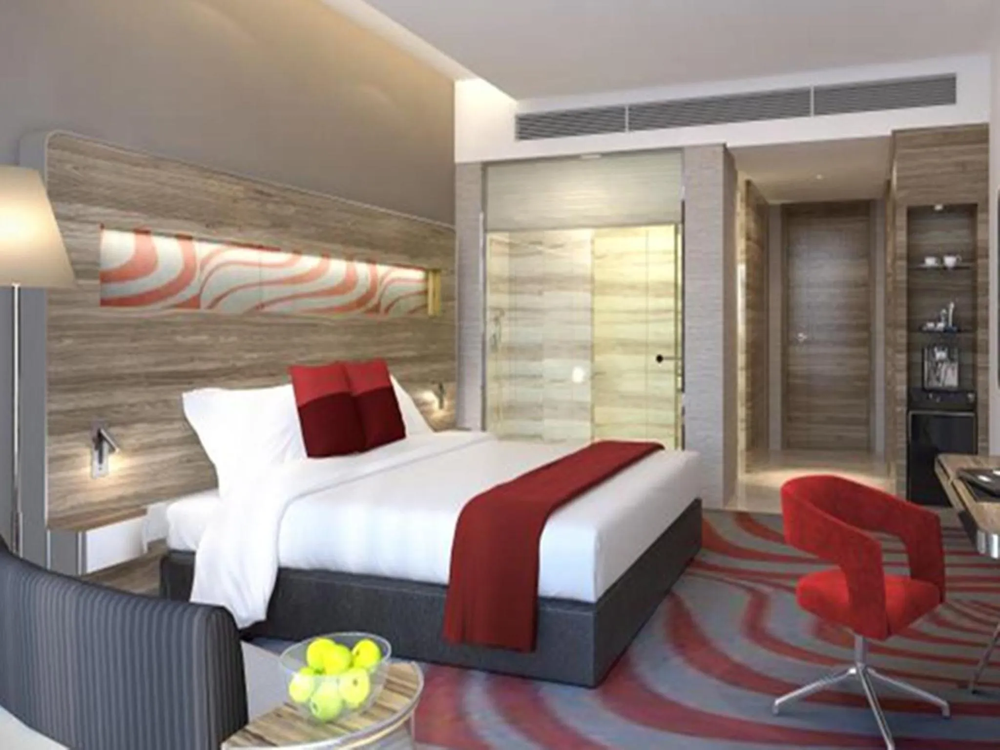 bunk bed in Novotel Rizhao Suning