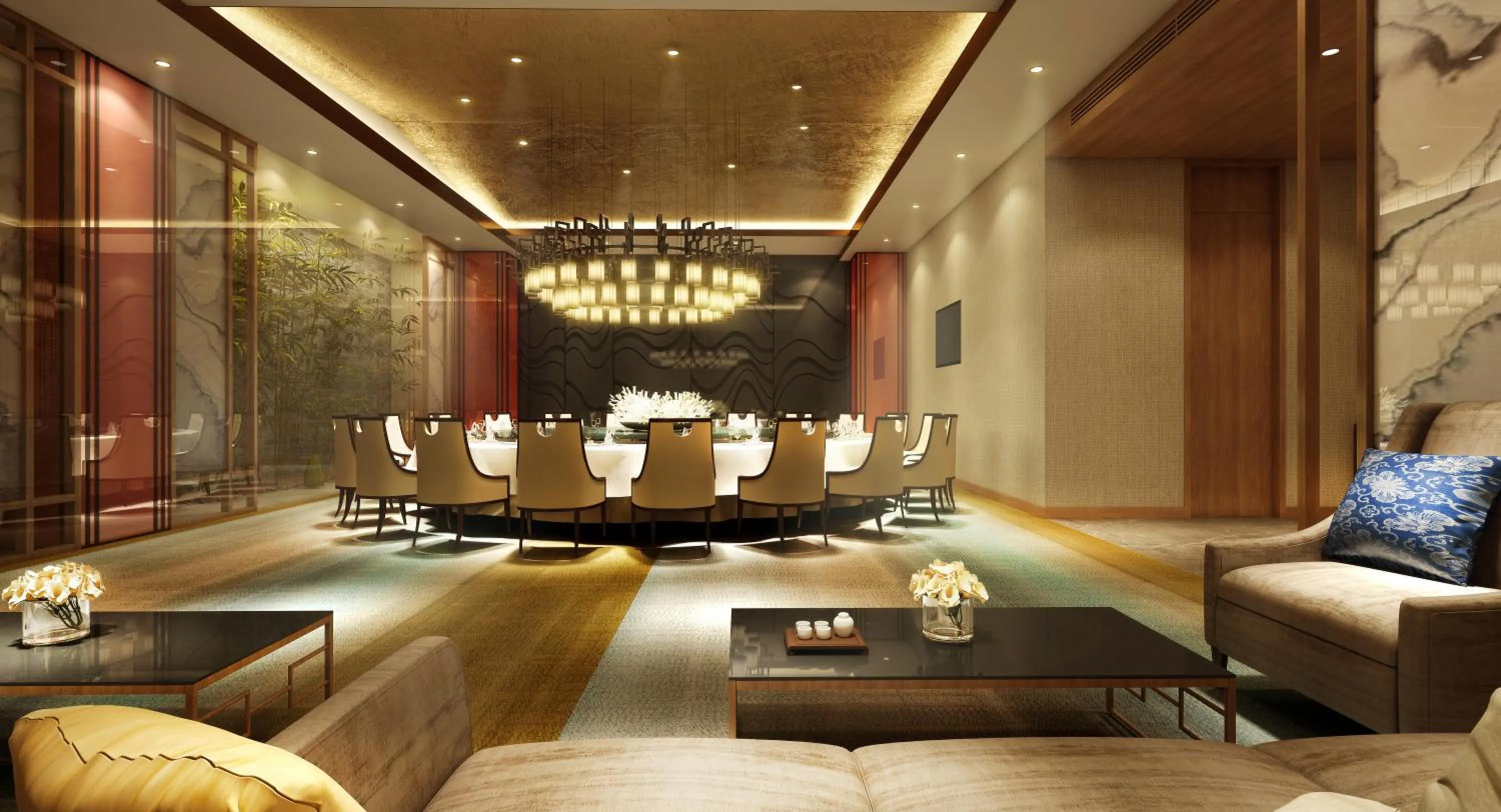 Restaurant/places to eat in Novotel Rizhao Suning