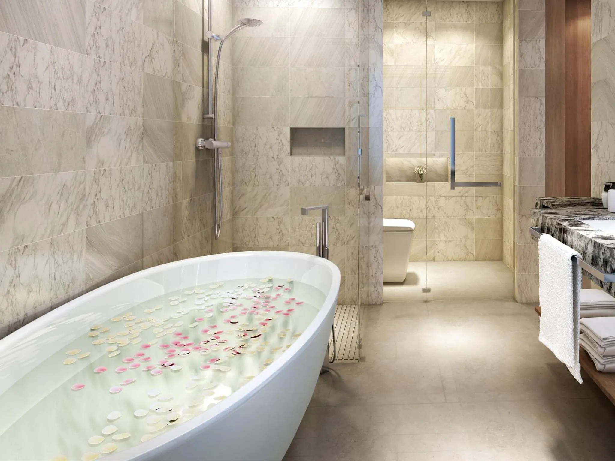 Decorative detail, Bathroom in Novotel Rizhao Suning
